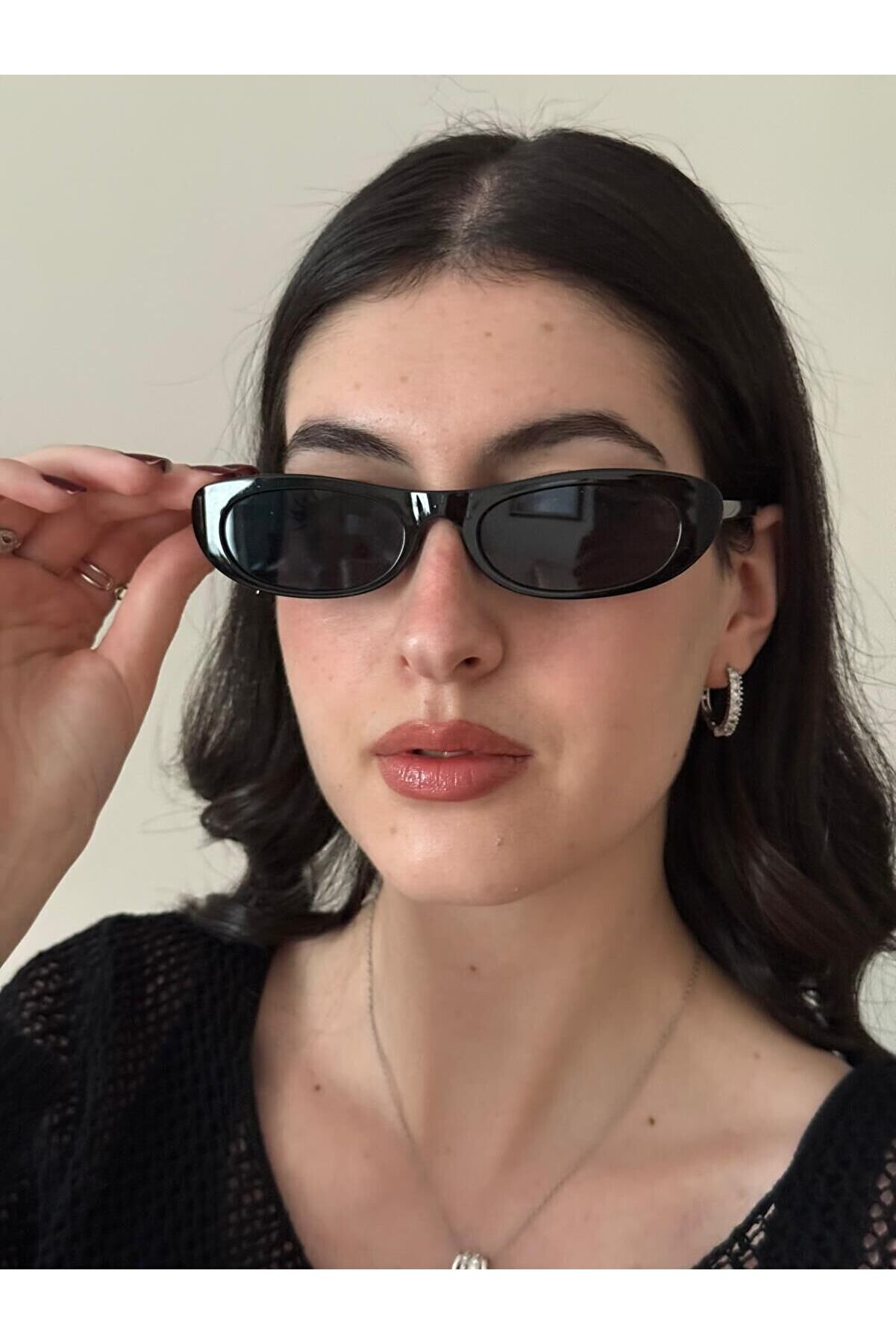 Ateli̇er Emi̇ne Cat Eye Si̇yah Güneş Gözlüğü