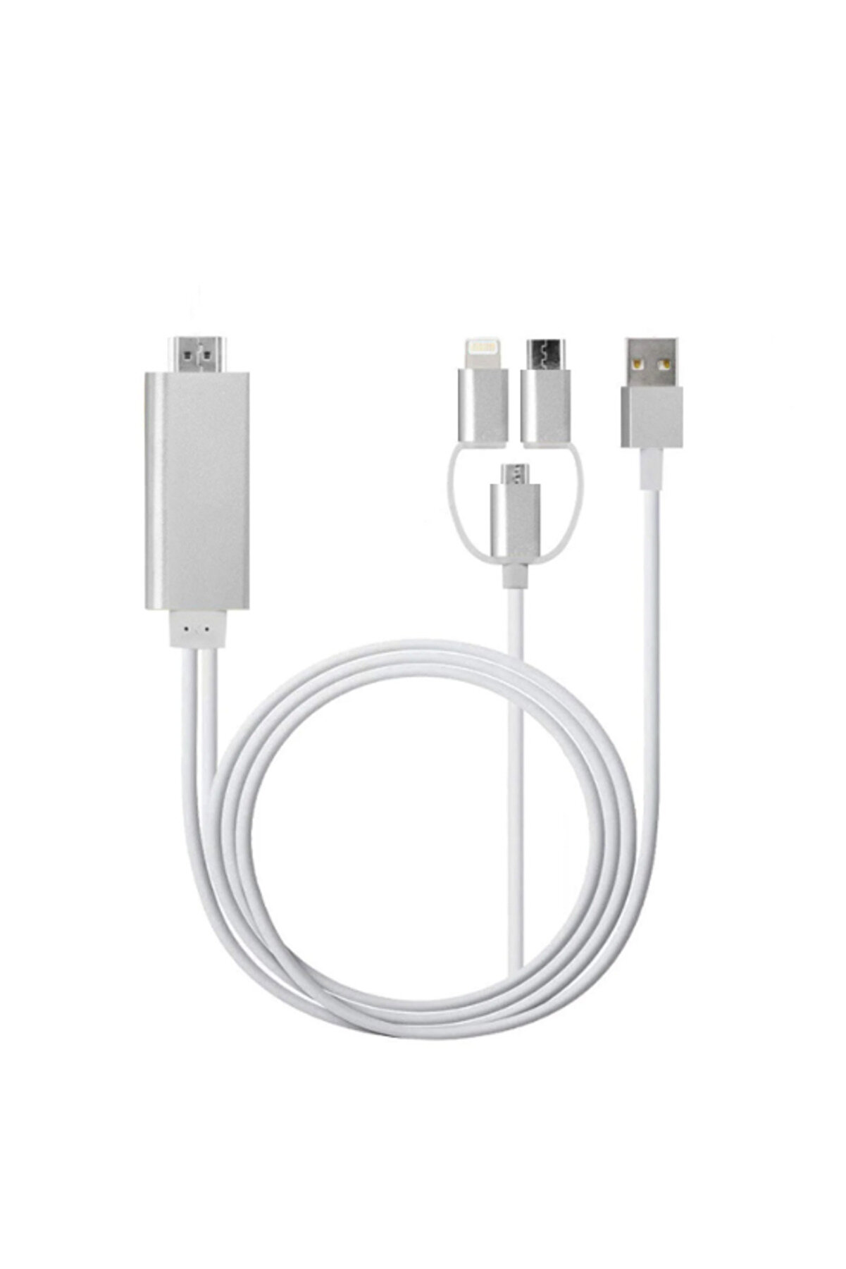 evimdeyokyok ZR778 L6-M3M Lightning Micro Type-C Hdtv Kablo