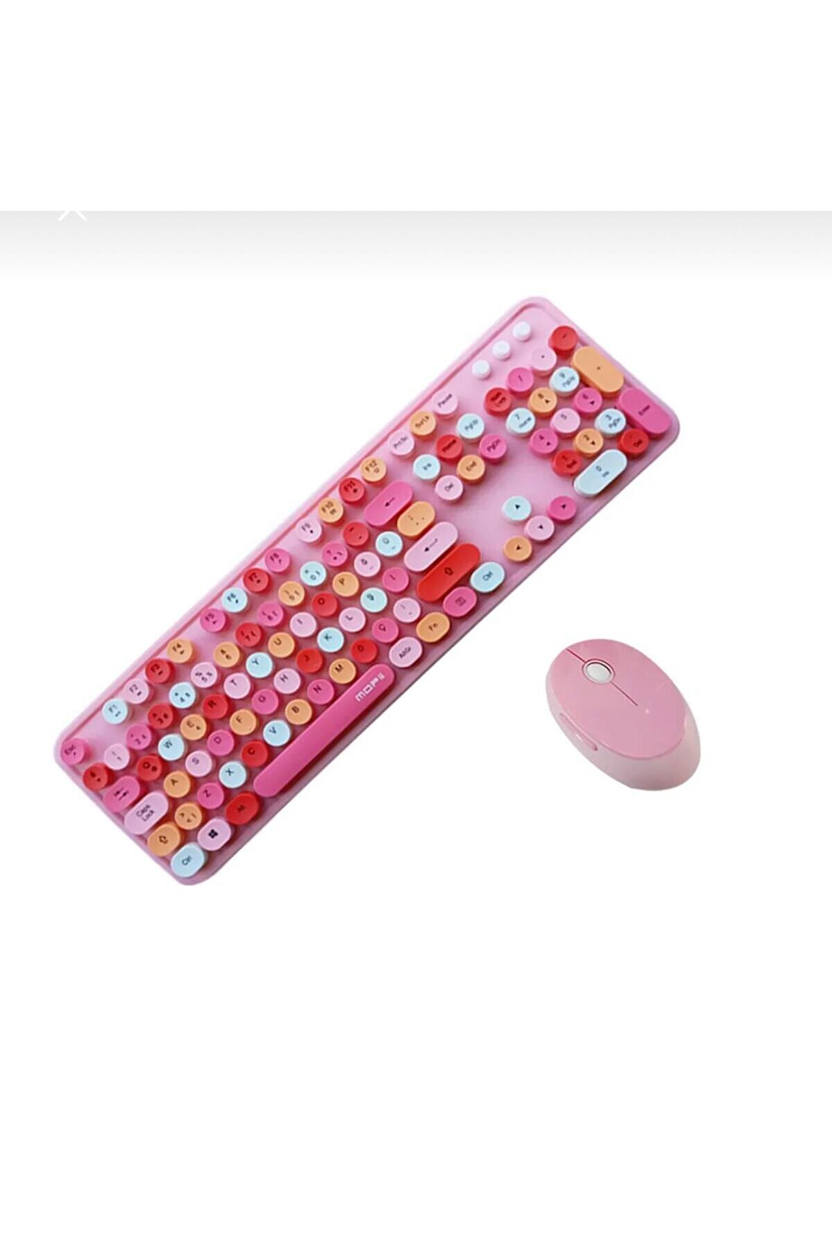 evimdeyokyok Tr Mofii Sweet Pembe Klavye Mause Set