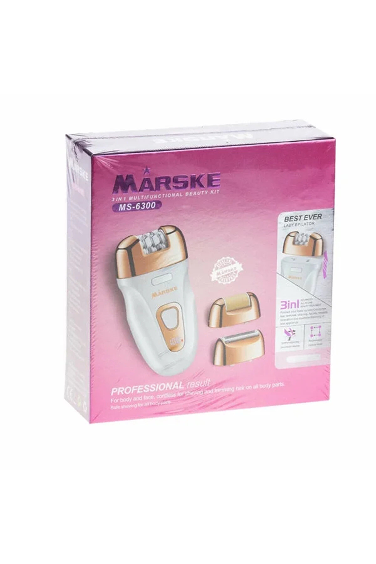 Go İthalat Marske Si̇lk Epi̇l Ms-6300 3İn1 Epi̇lasyon Aleti̇ (4457)