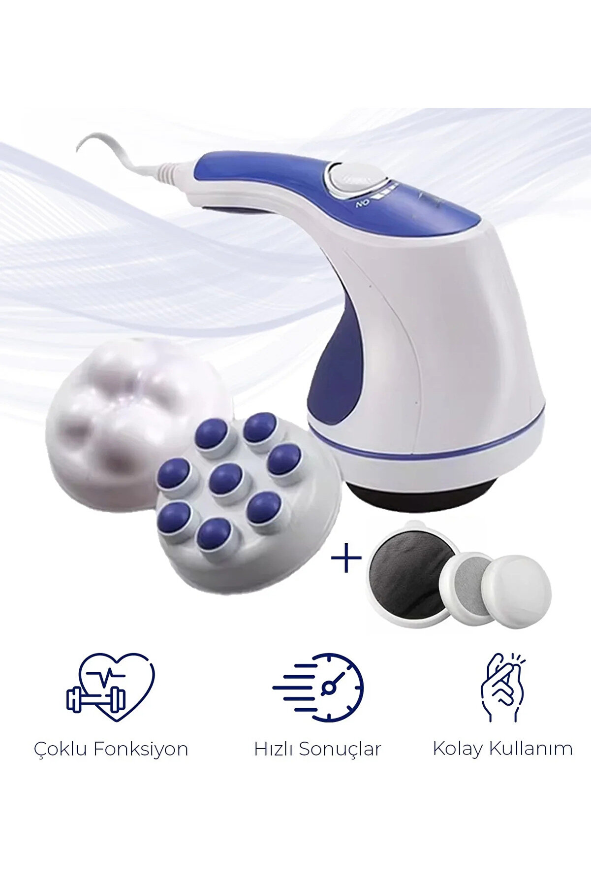 Go İthalat Ma-118 Super Effecti̇ve Masaj Aleti̇ Sel&uuml;li̇t Sıkılaştırıcı Rahatlama (4457)