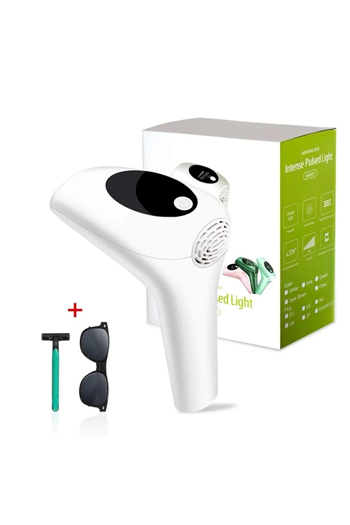 Go İthalat Profesyonel Lazer Epi̇lasyon Aleti̇ 999.999 Atım T&uuml;y Alma Ci̇hazı Kadın Erkek Lazer Ipl T&uuml;m B&ouml;lge (53