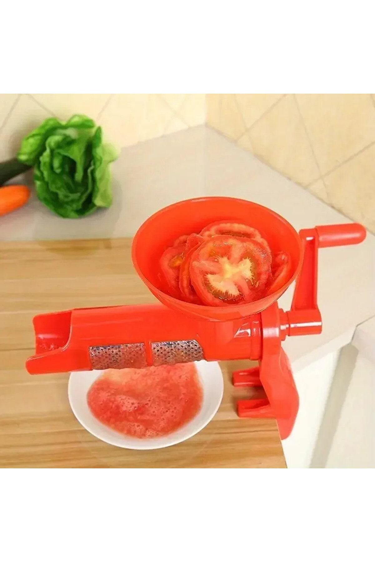 Go İthalat Ev Ti̇pi̇ Sal&ccedil;a Maki̇nası - Sal&ccedil;a Yapma - Makarna Sosu Yapıcı - Bi̇ber Sal&ccedil;a Maki̇nesi̇ (5224)