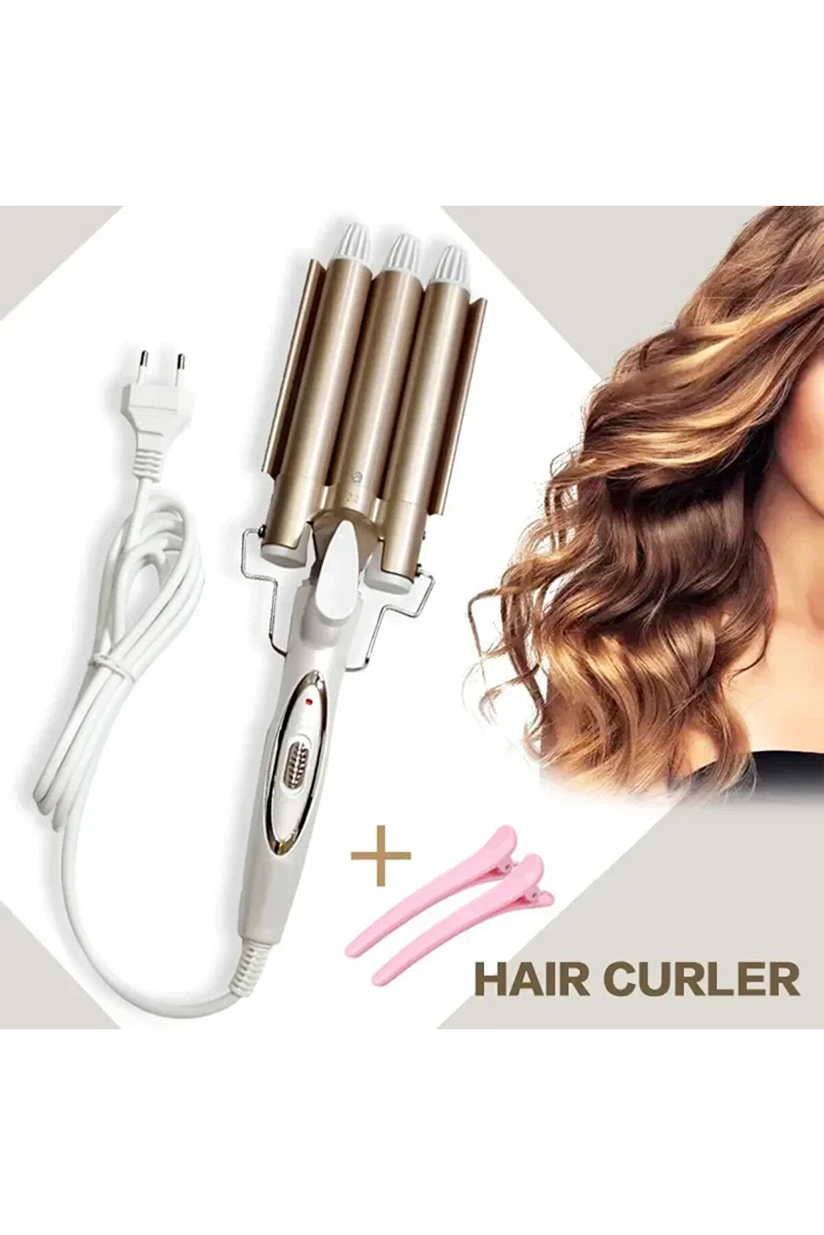 Go İthalat Wag Maşa Su Dalgası Maşası 28 Mm Bukle (4457)