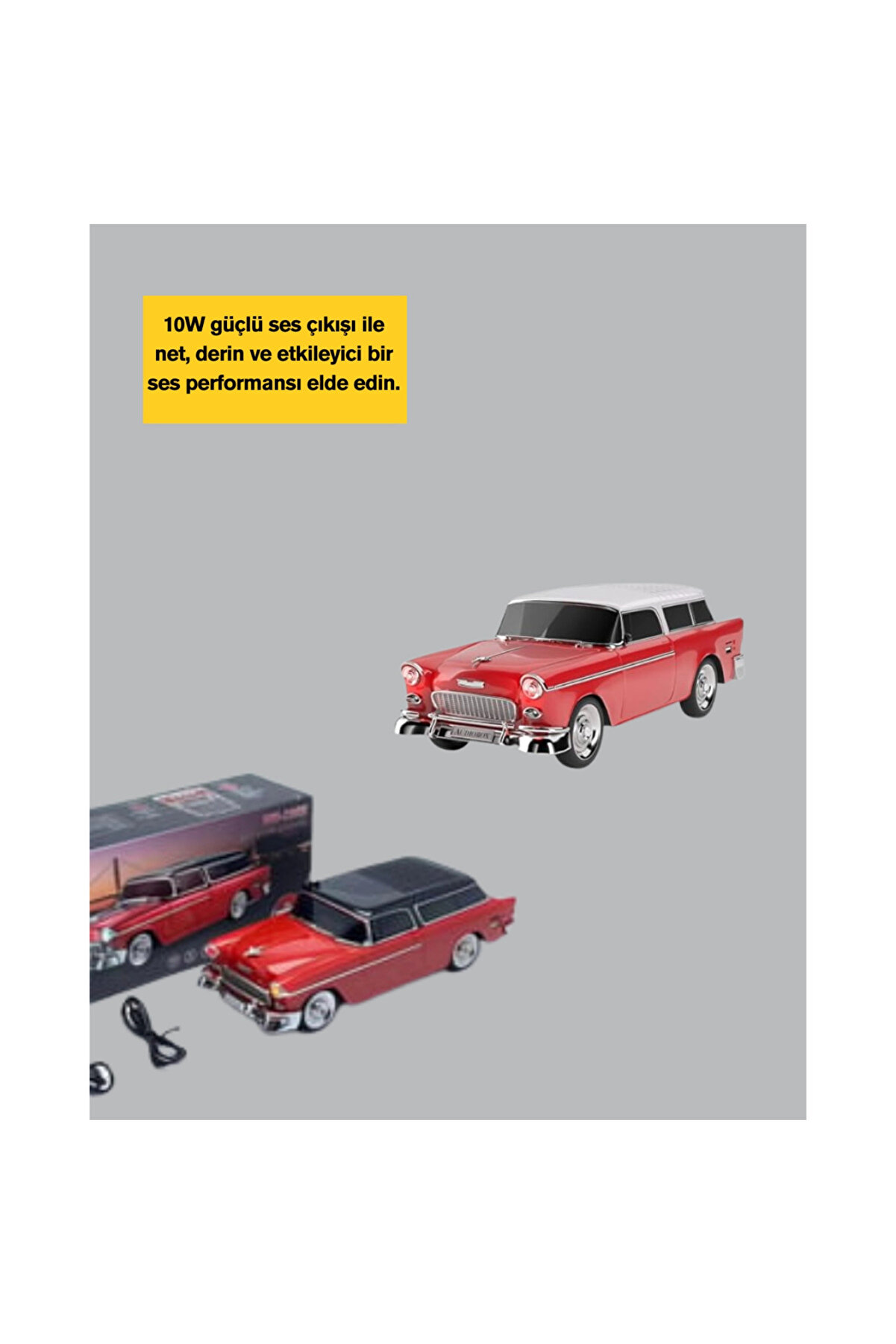 Led Farlı 10W Güçlü Ses Çıkışlı Bluetooth Hoparlör