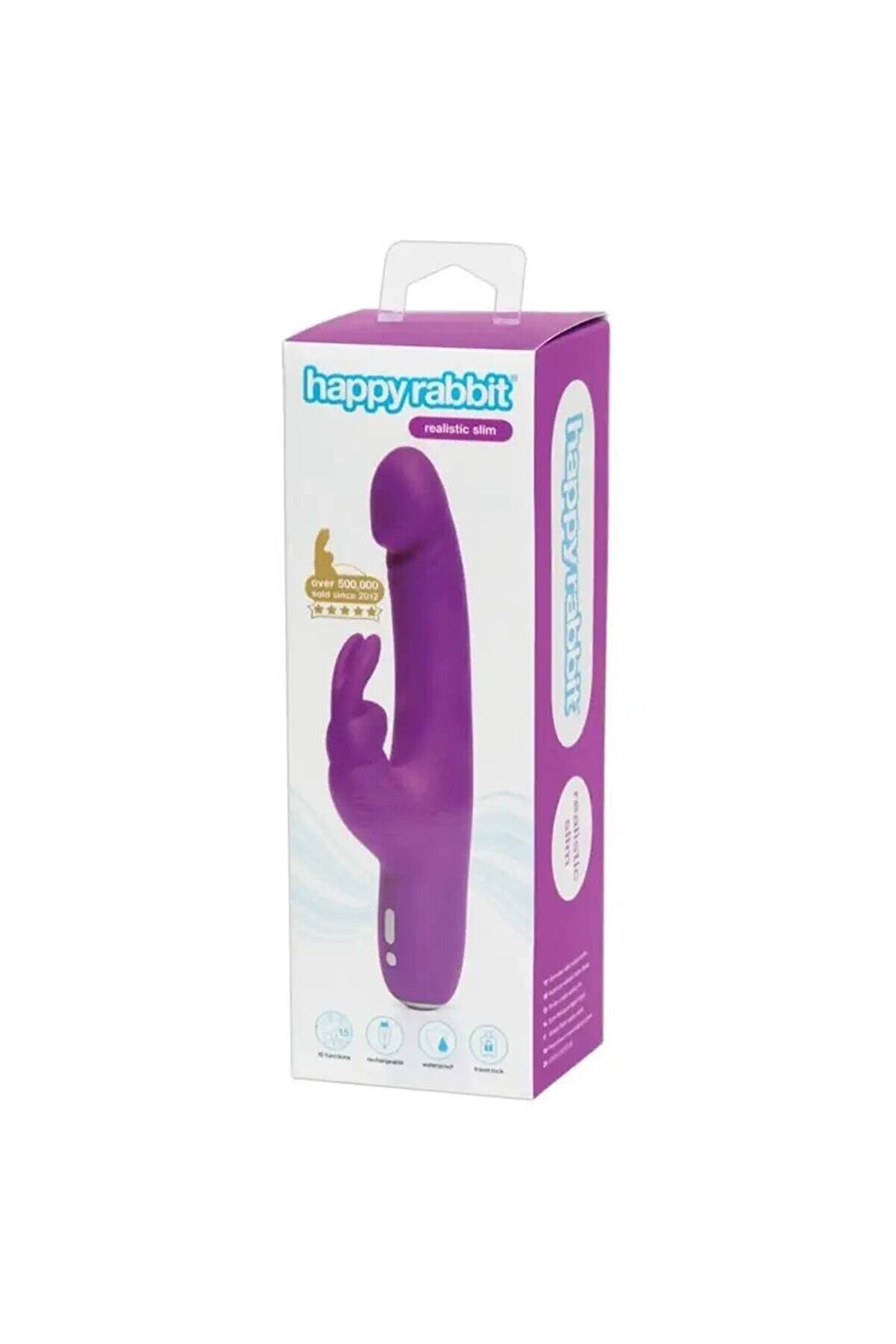 Happy Rabbi̇t Reali̇sti̇c Sli̇m Ger&ccedil;ek&ccedil;i̇ Tavşan Vi̇brat&ouml;r