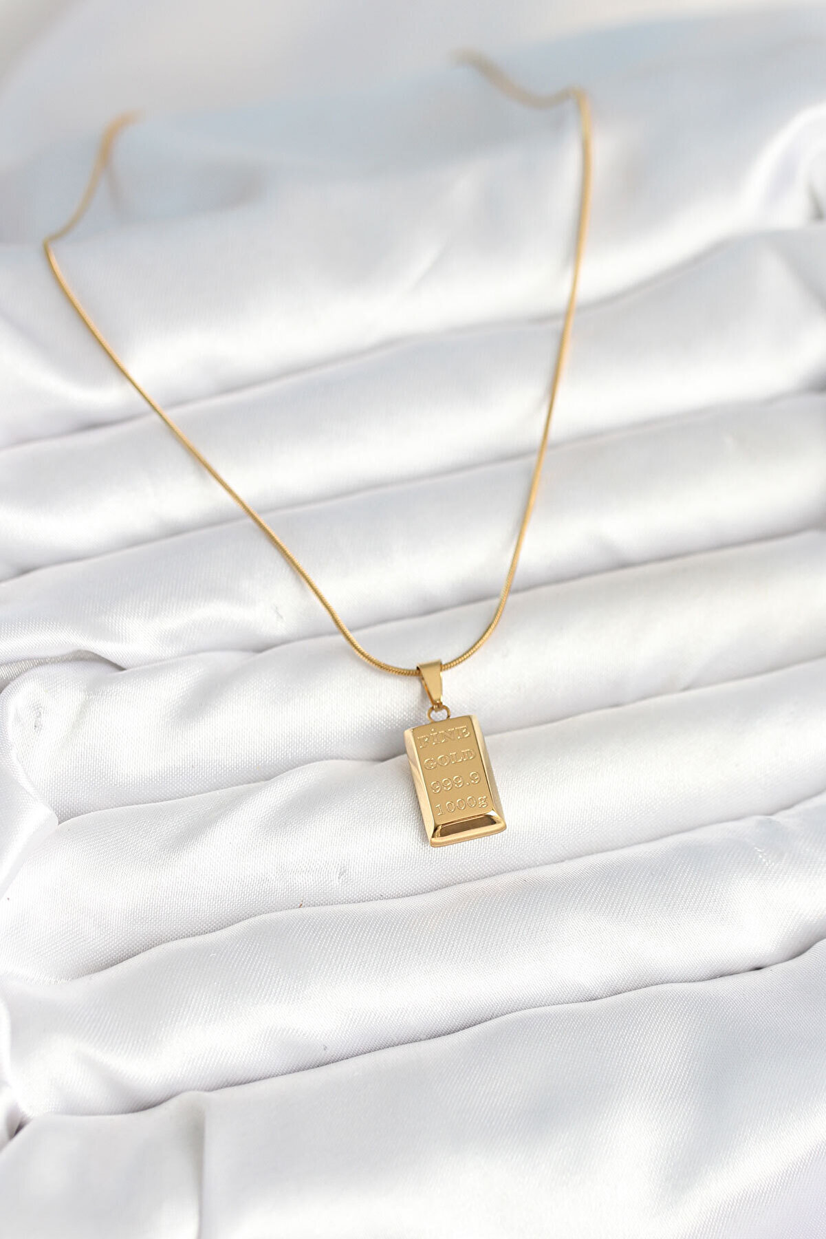 316L &Ccedil;eli̇k Gold Renk K&uuml;l&ccedil;e Altın Model Ke