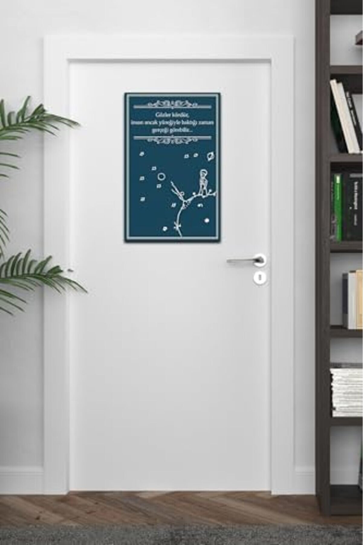 Buybeam Kuşe Kağıt Duvar Posteri̇ Gözler Kördür Insan Ancak Yüreği̇yle Retro Drtr0048 Polyrush 1063348