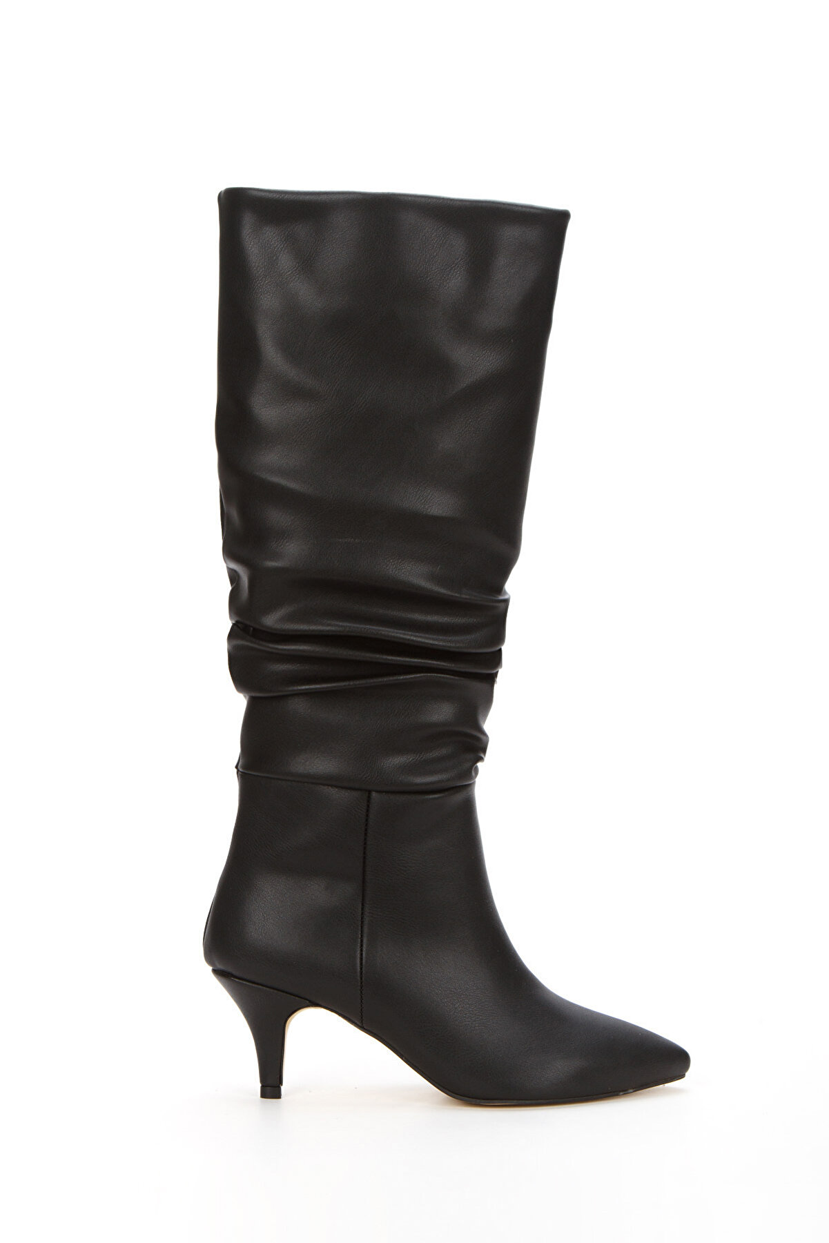 Gult Kadın Büzgülü Çi̇zme