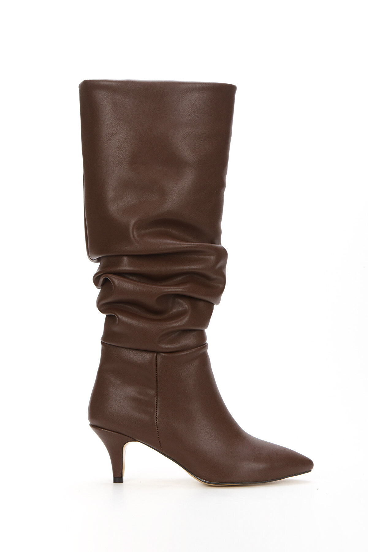 Gult Kadın Büzgülü Çi̇zme