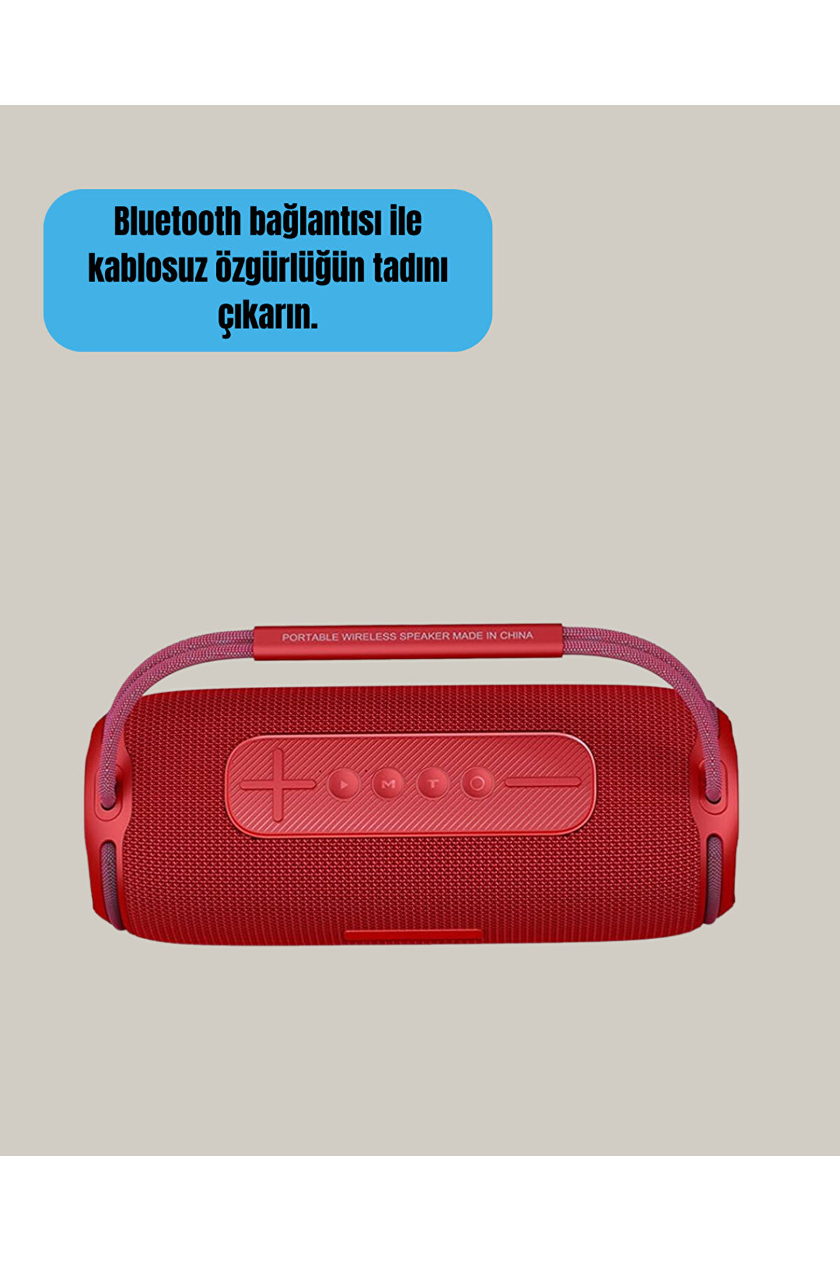 Rgb Led Işıklı 20W Taşınabi̇li̇r Bluetooth Hoparlör Ipx6 Suya Dayanıklı