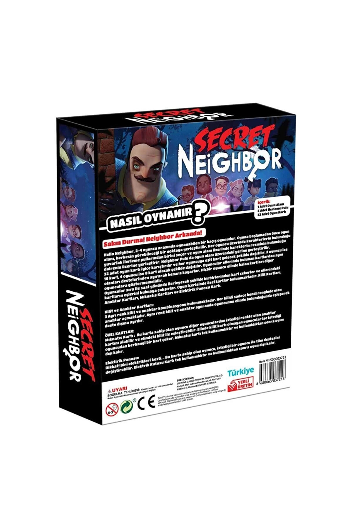 Ceylan Adam Smi̇le Games Hello Nei̇ghbor Party Game