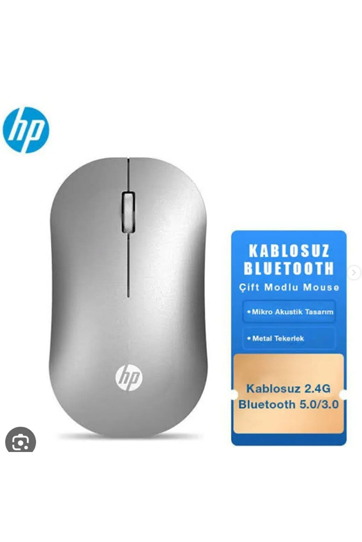 Hp Dm10 Gümüş Bluetooth Wi̇reless Mouse