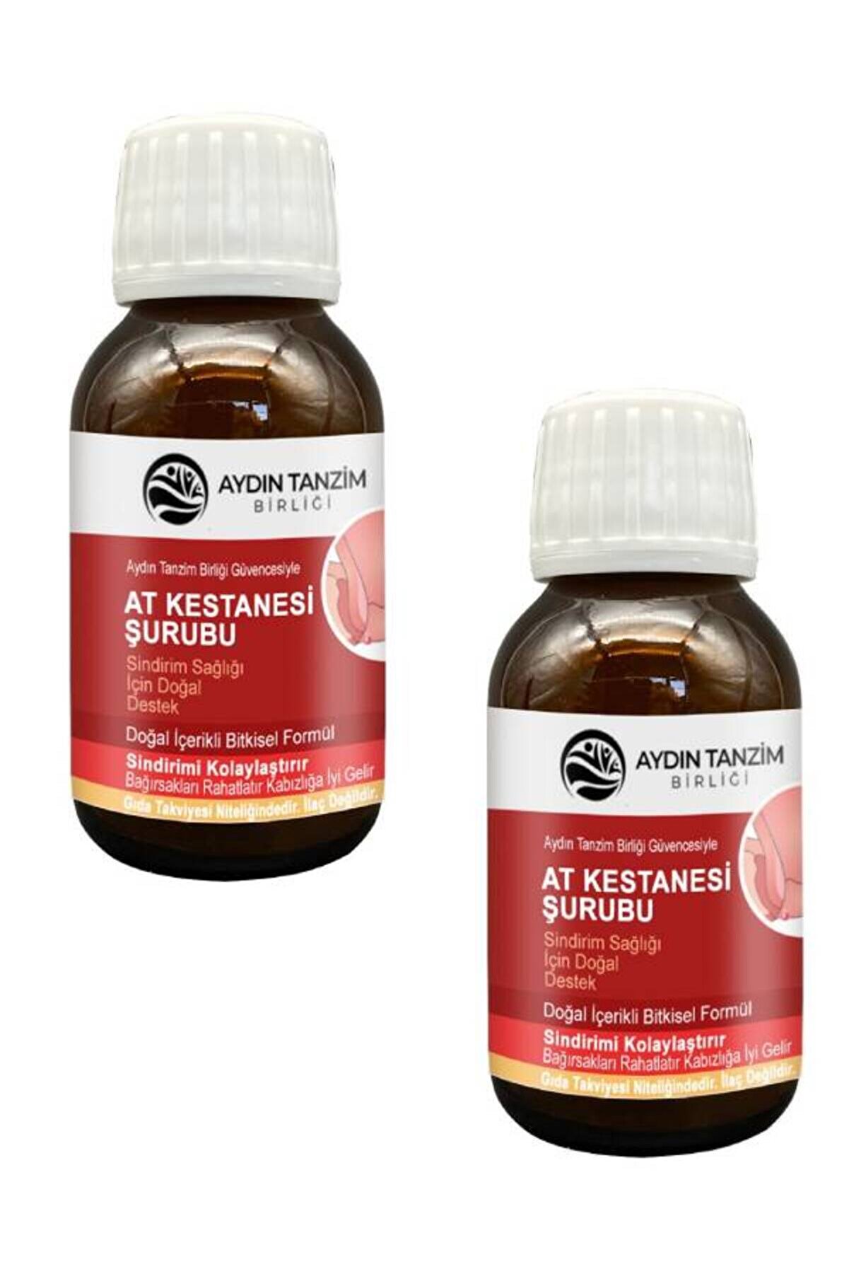 At Kestanesi̇ Şurubu Rahat Ve Hafi̇f Hi̇s İçi̇n 50 Ml X 2 Ad.+Çörek Otu Yağı İle