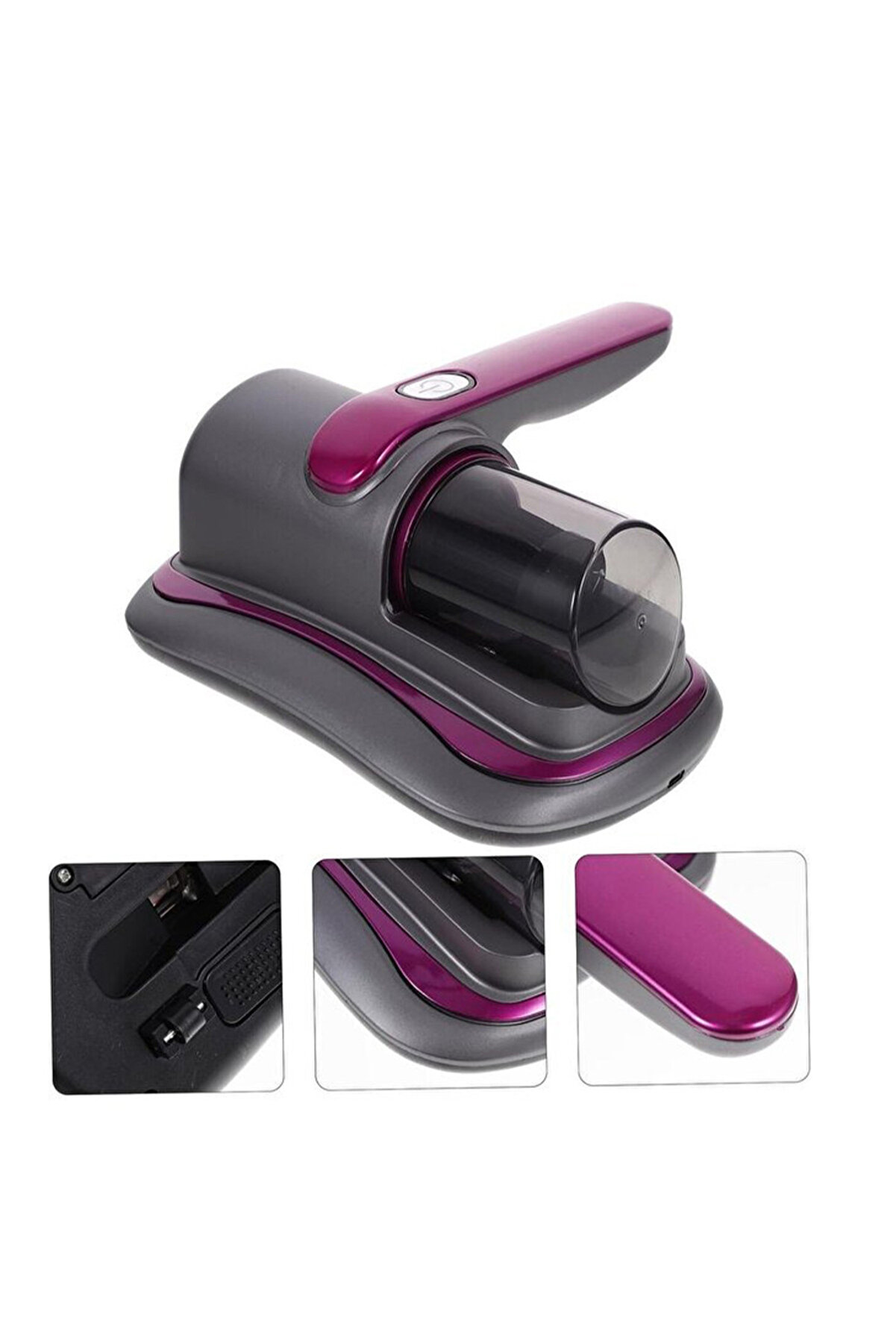 evimdeyokyok 12V 1500mAh Şarjlı Kablosuz Yatak İçin Akar Temizleyici - Yatak Temizleme