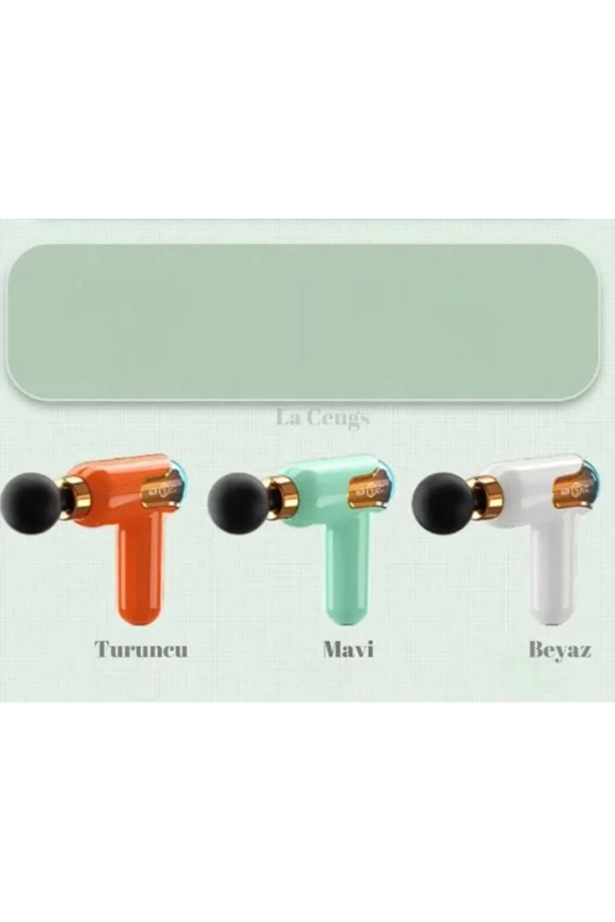 Go İthalat Yeni̇ Nesi̇l Darbeli̇ Ti̇treşi̇mli̇ Şarjlı Sporcu Masaj Tabancası 4 Başlıklı Lc-002 (4457)