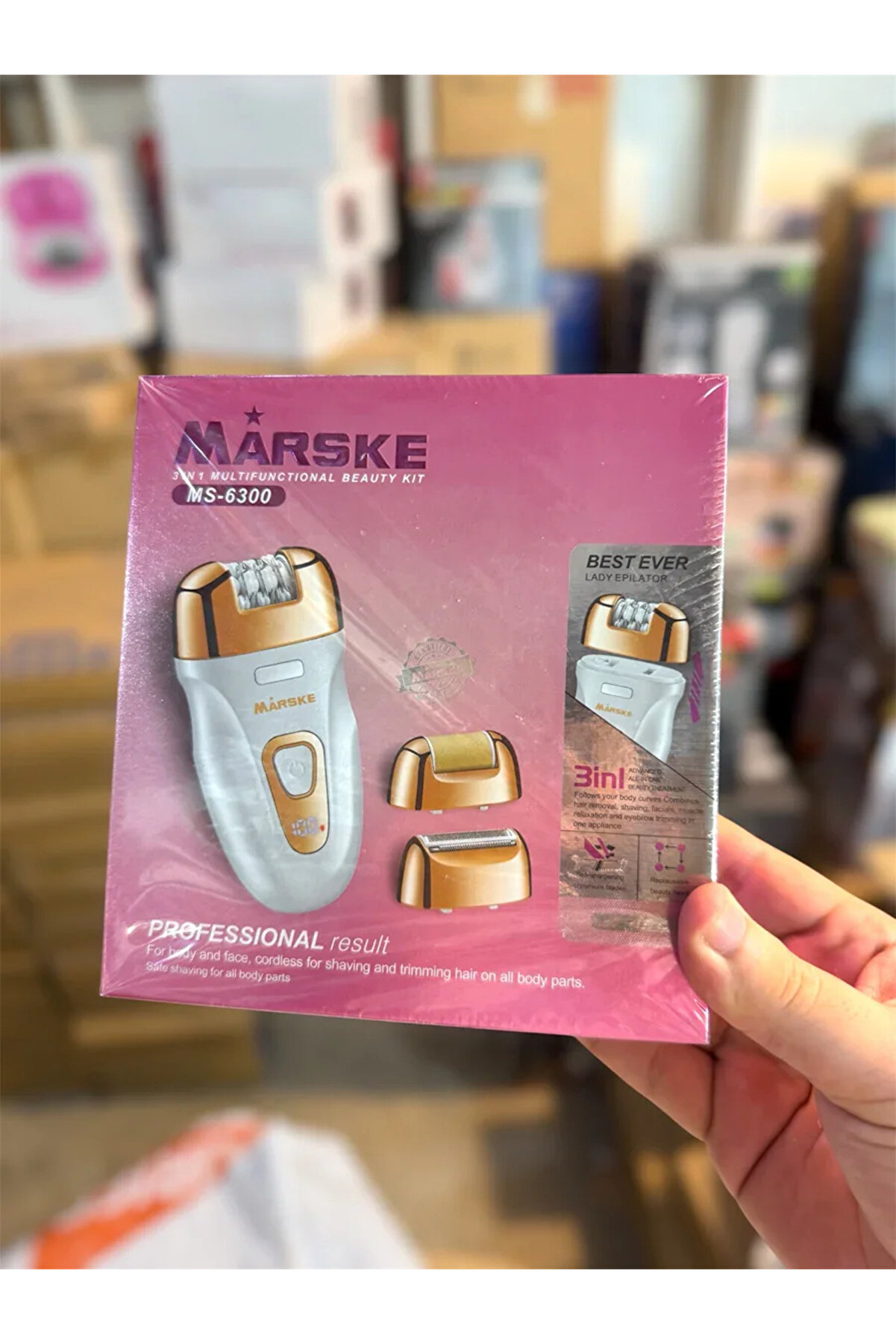 Go İthalat Marske Si̇lk Epi̇l Ms-6300 3İn1 Epi̇lasyon Aleti̇ (4457)