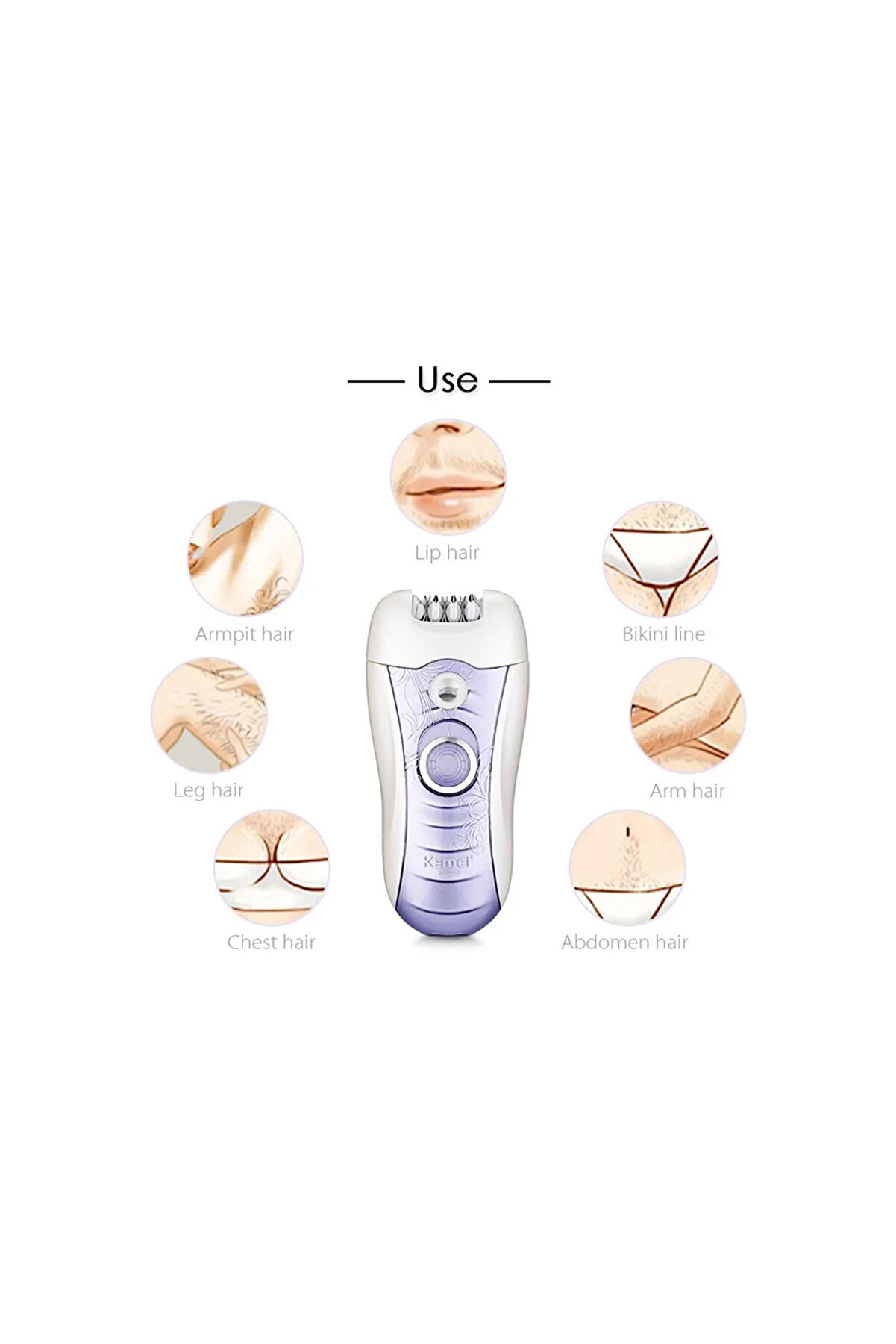 Go İthalat Dearli̇ng Ladys Bakım Seti̇ 4 &Uuml; 1 Epi̇lat&ouml;r Arada (4457)