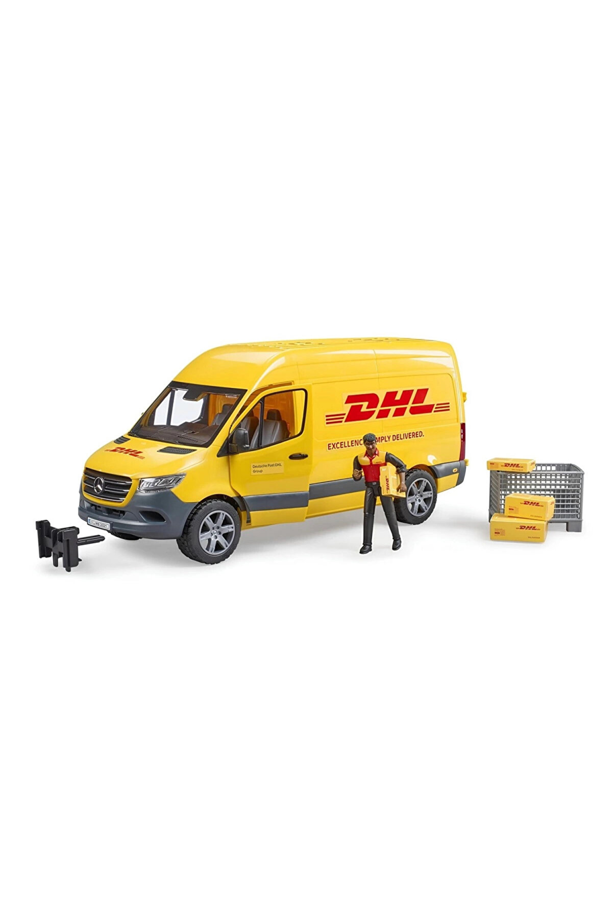 SepetBudur Bruder Mb Sprinter Dhl Kamyonu + Sürücüsü BR02671