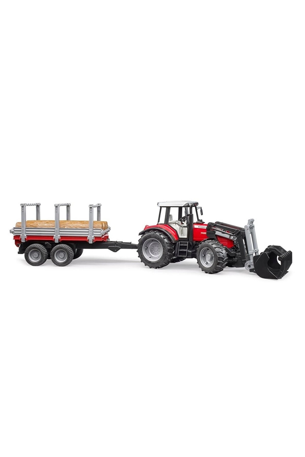 M. Ferguson 7480 Ve Kütük Taş. Römork