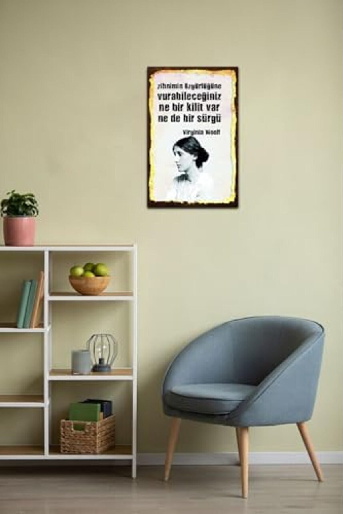 Snshop Kuşe Kağıt Duvar Posteri̇ Ne Bi̇r Ki̇li̇t Var Ne De Bi̇r Sürgü Retro Vi̇ntage Drtr0023 467437