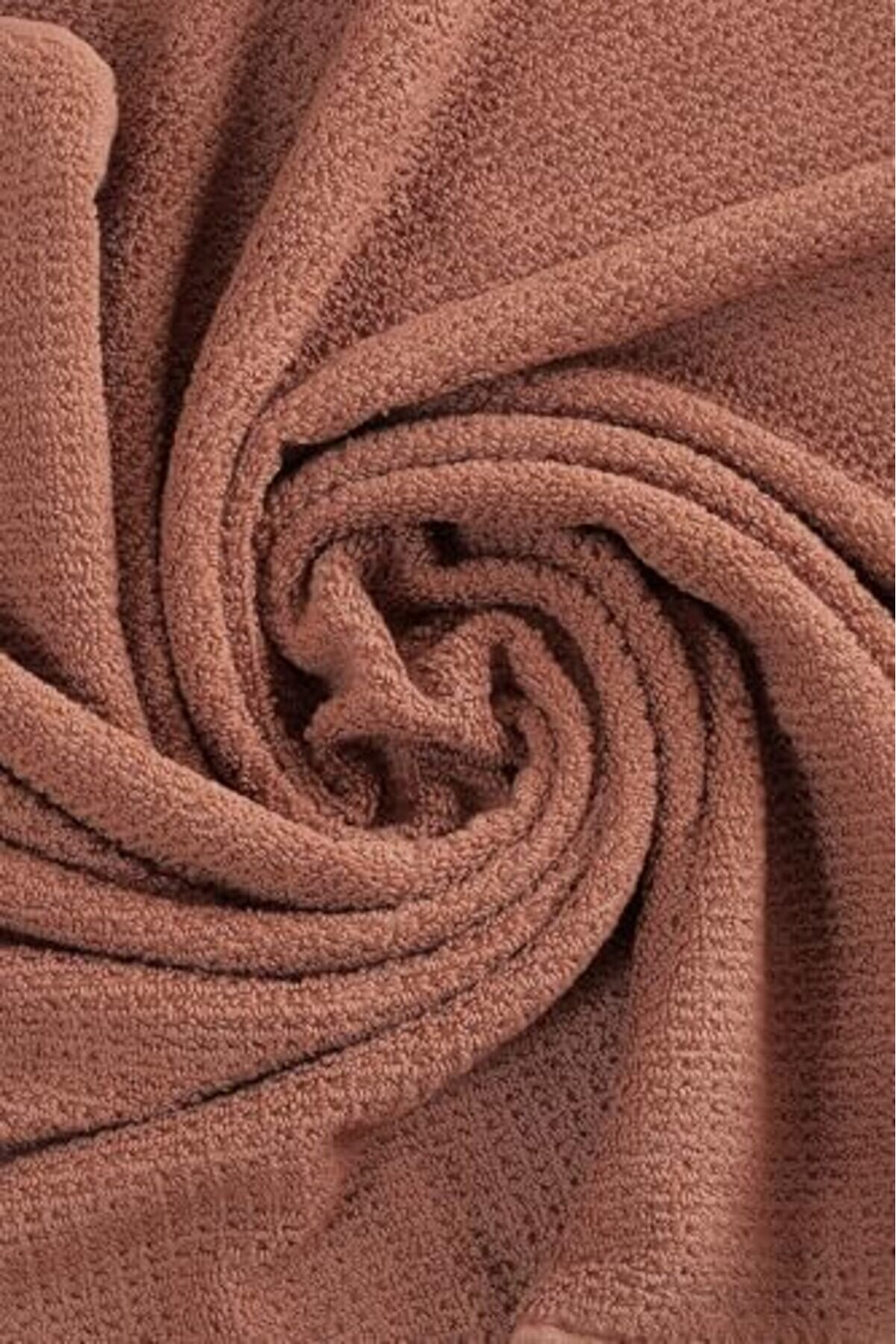 Snshop Teksti̇l Royali̇ty | 50X90-70X140 Cm 4 Lü Banyo Havlu Seti̇,%100 Pamuklu Havlu Takımı Ki̇remi̇t