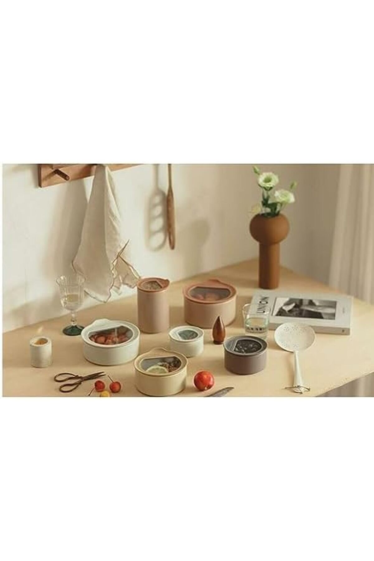 Modaflux Fi̇ka One Serami̇k Saklama Kabı Bej 700 Ml D-Neone070-09 Polynova 395519