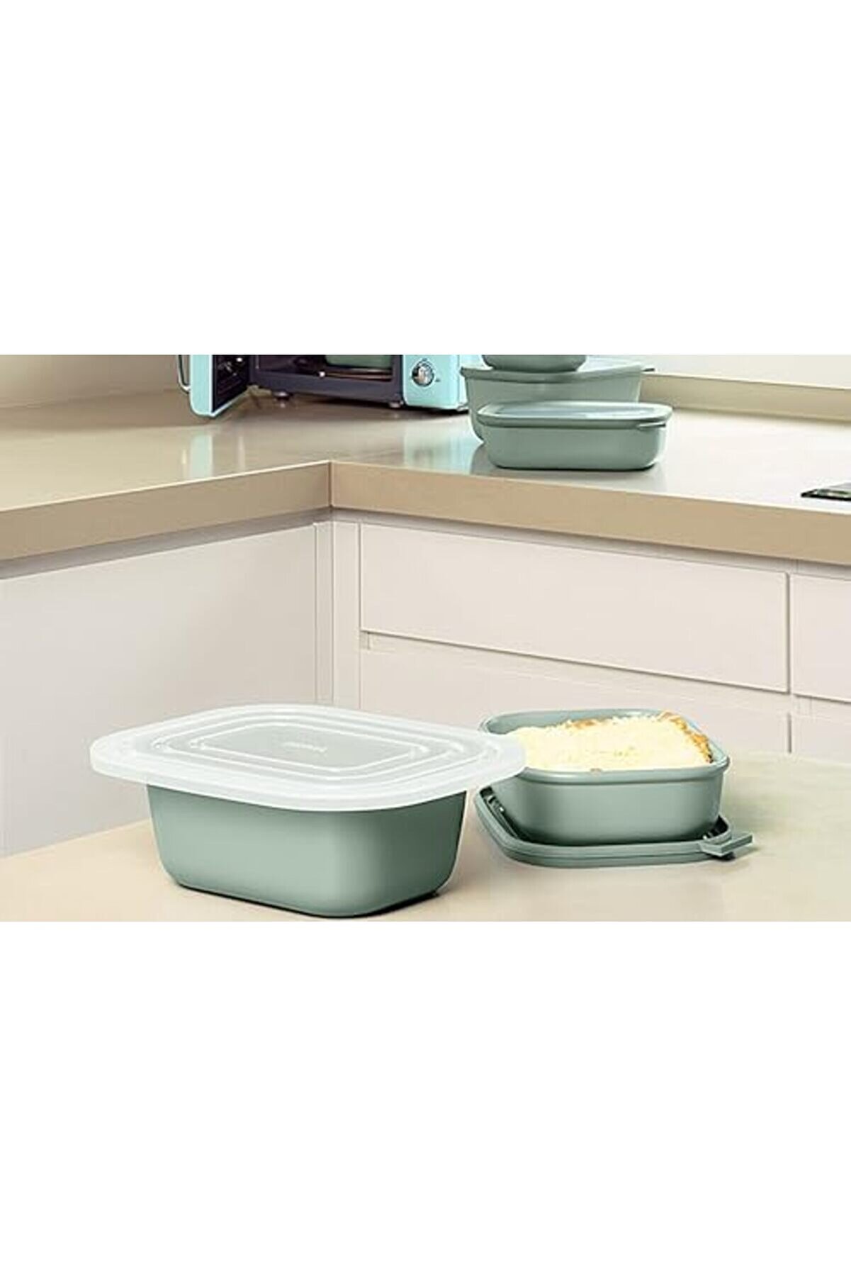 - Ci̇rqula Mi̇krodalga Kapağı Di̇kdörtgen - Mepal S Ci̇rqula Saklama Kabı İçi̇n Isıya Dayanıklı