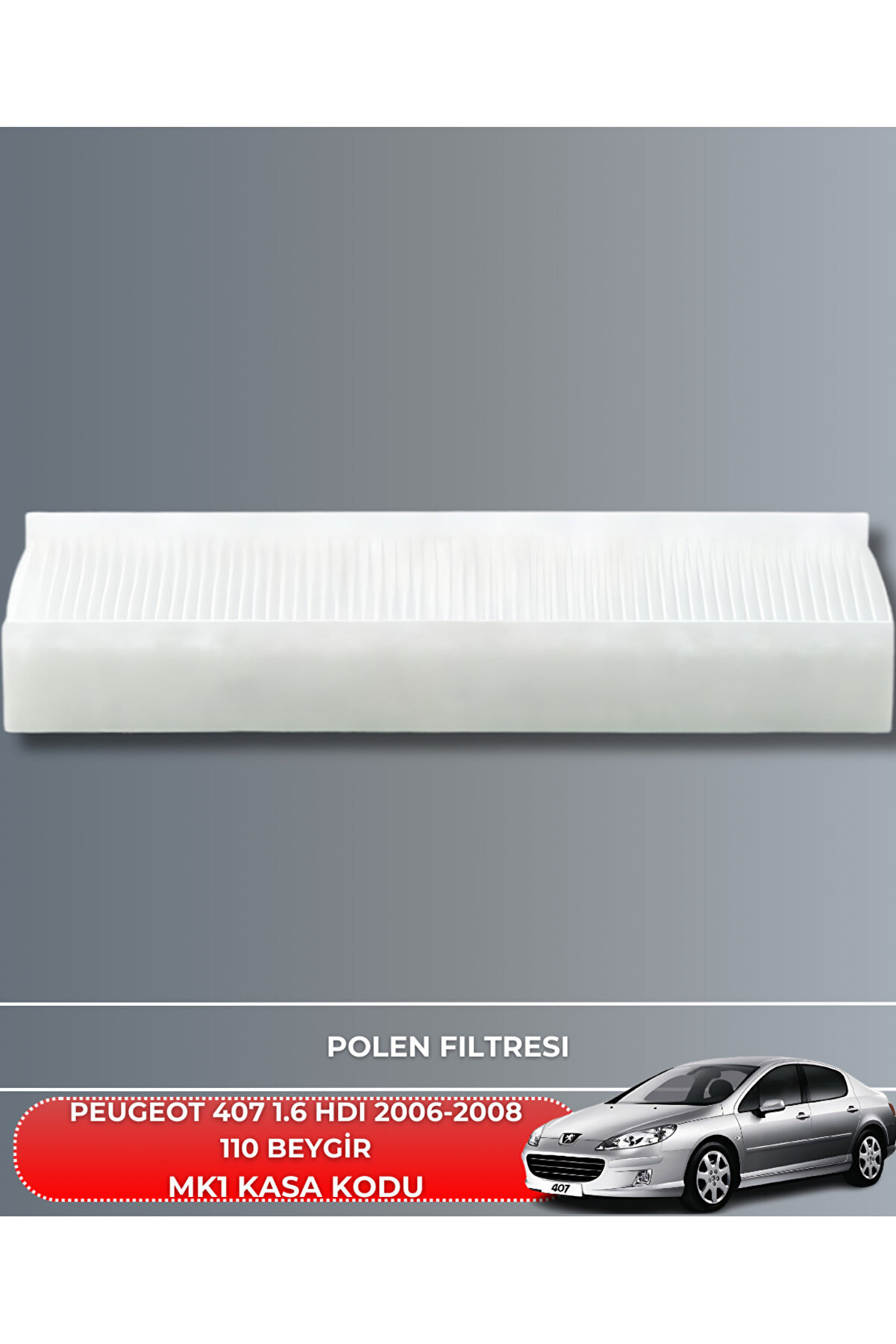 Peugeot 407 1.6 Hdı 2006-2008 110 Beygi̇r Fi̇ltre - Yag Bakım Seti̇