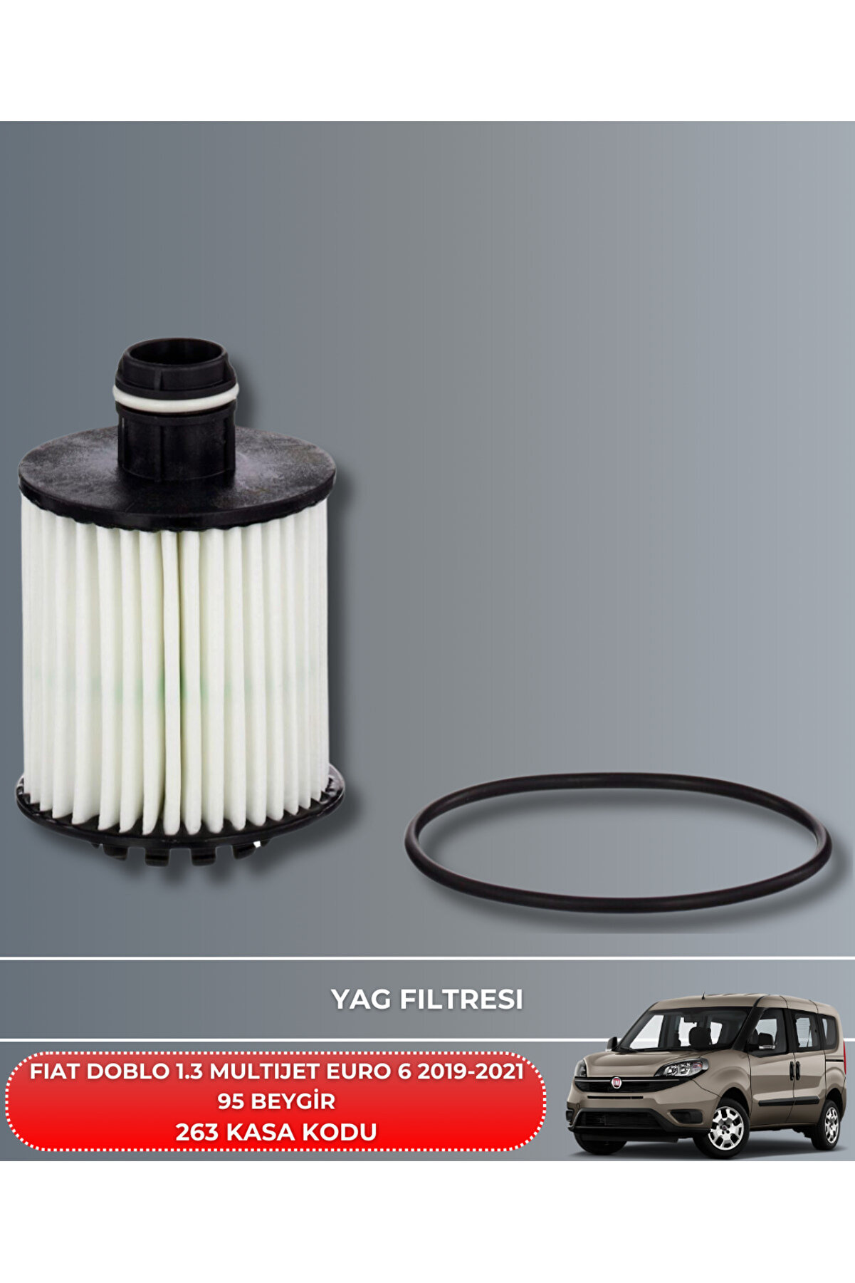 Fıat Doblo 1.3 Multıjet Euro 6 2019-2021 95 Beygi̇r Fi̇ltre - 0W20 4Lt Yag Bakım Seti̇