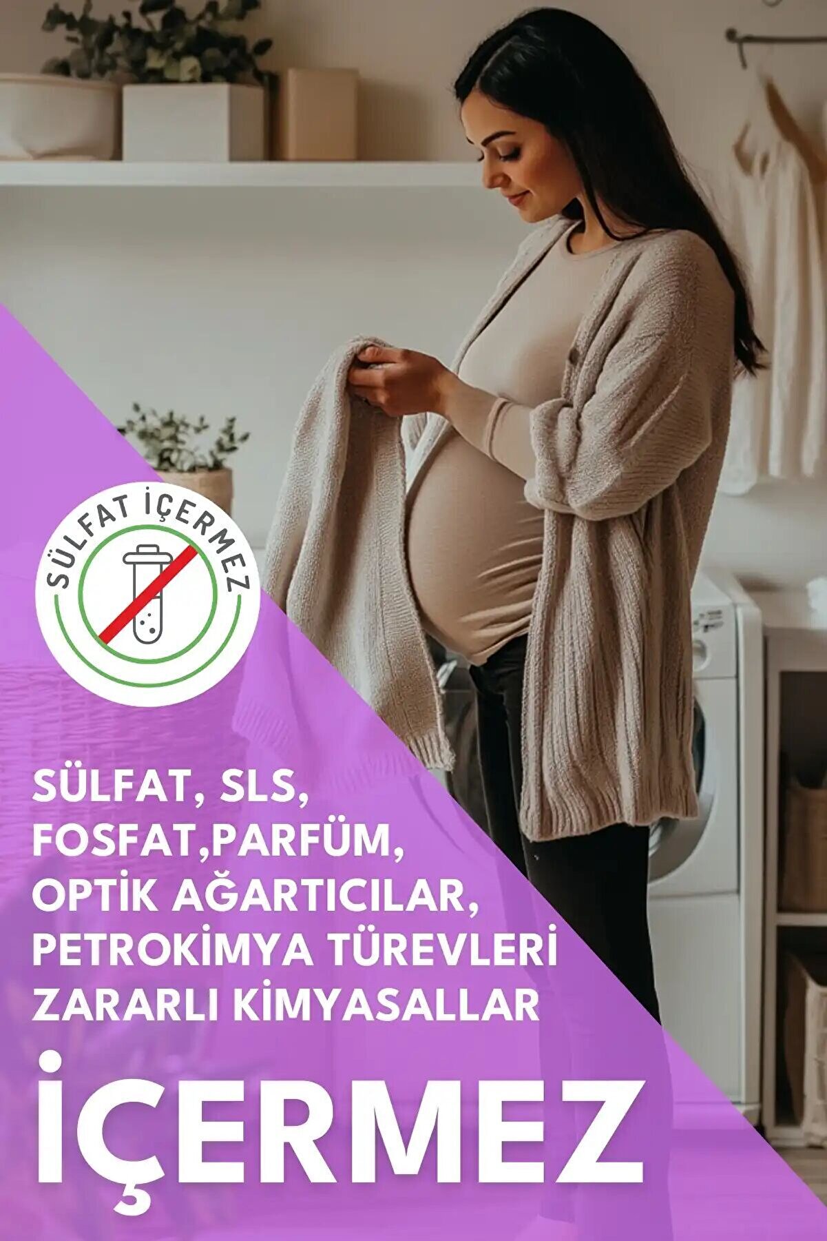 Mom Organi̇k Sıvı Çamaşır Deterjanı 1 Lt 50 Yıkama