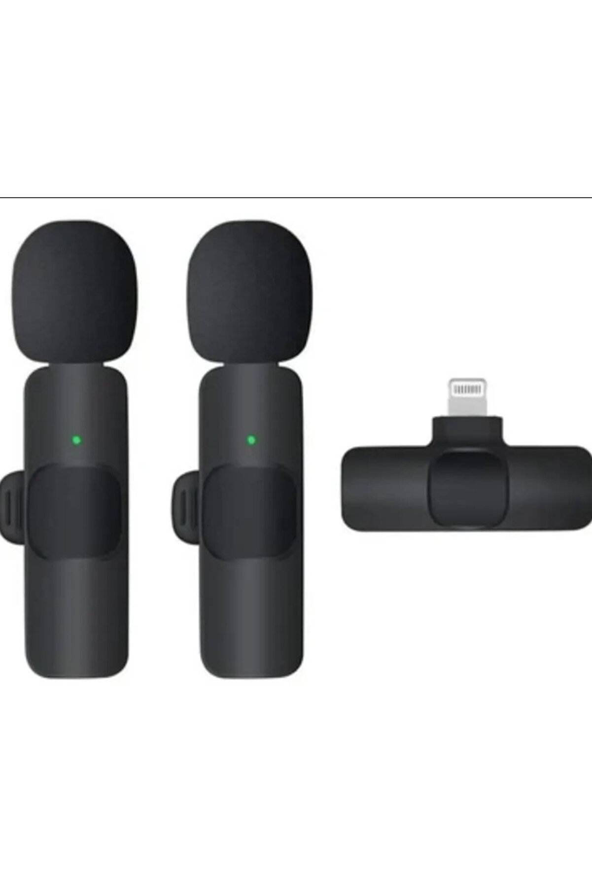 evimdeyokyok ZR108 K9 İkili Lightning Mikrofon