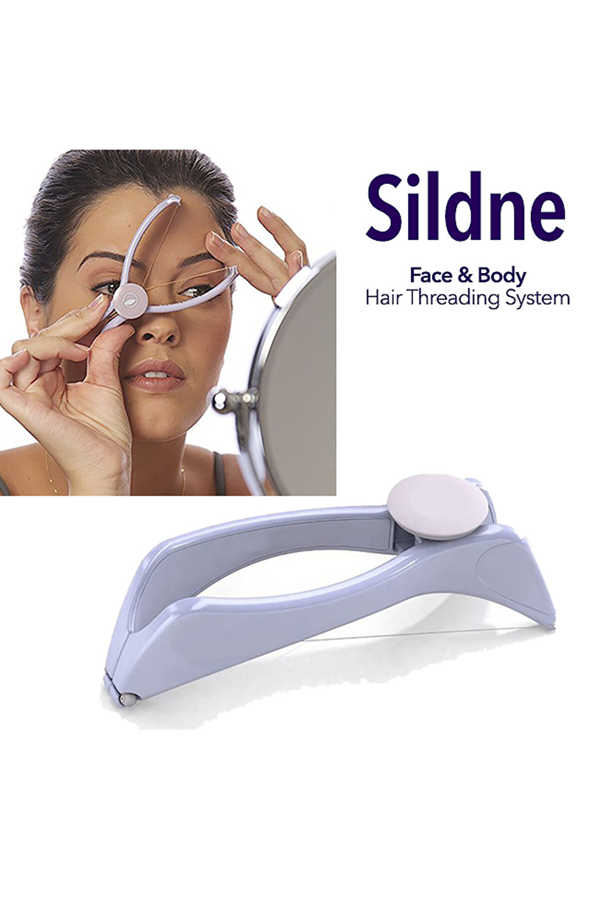 Go İthalat Sli̇que İple Y&uuml;z T&uuml;y Alma Aleti̇ Kaş Kıl Alıcı Epi̇lat&ouml;r (4940)