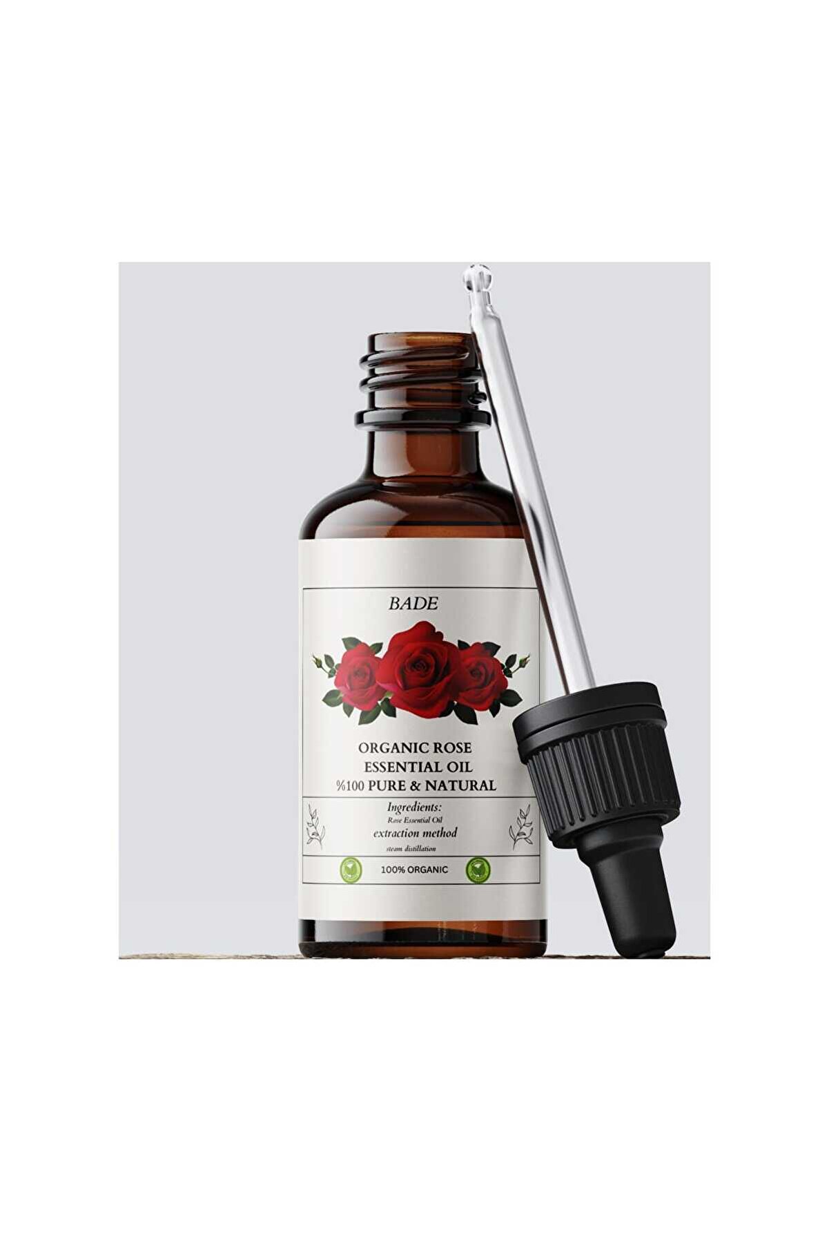 Kırmızı Gül Esansi̇yel Uçucu Koku Yağı Di̇füzör Esansı Buhurdanlık Aromaterapi̇ Yağı 10Ml