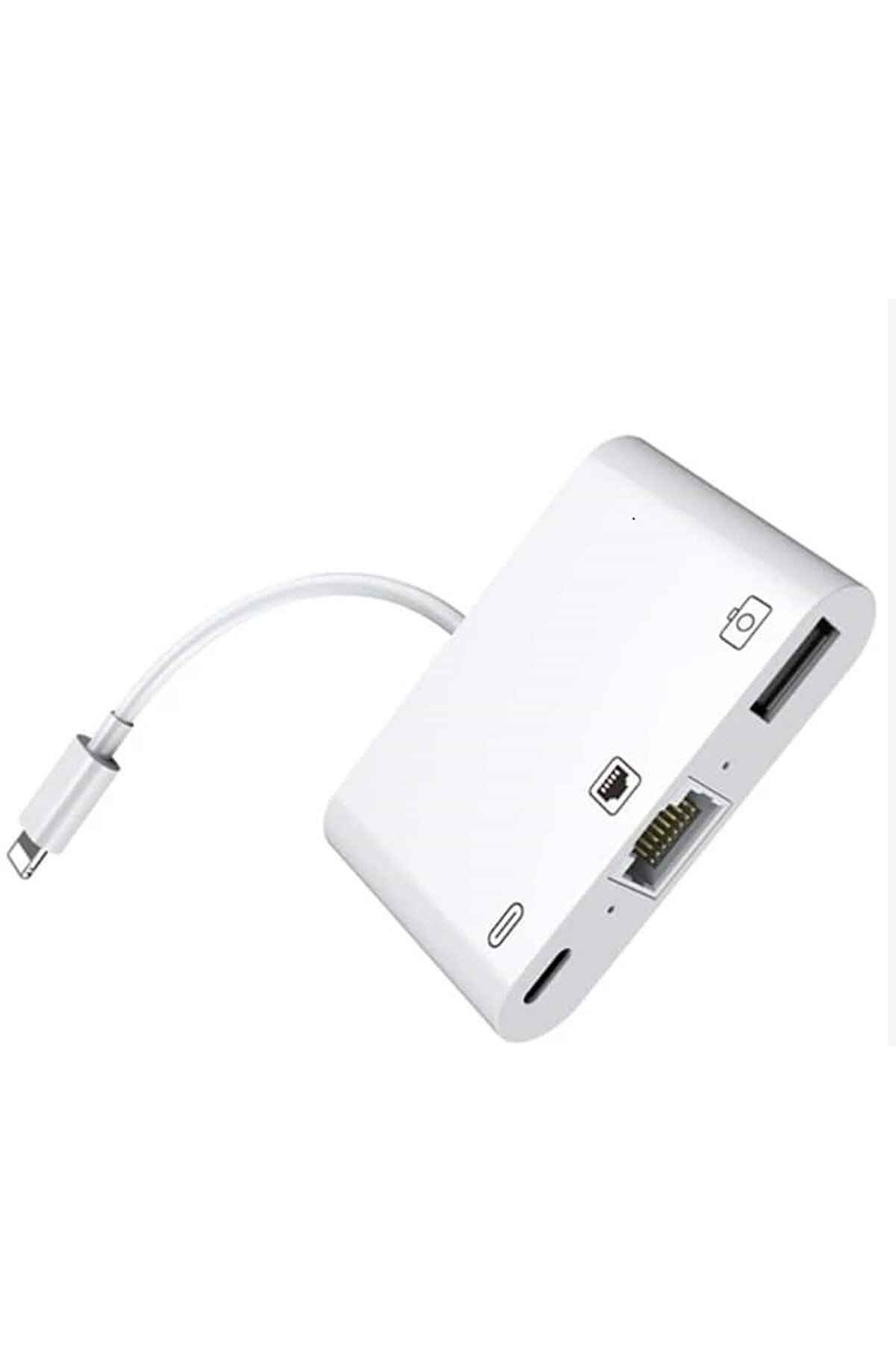 evimdeyokyok ZR461 Nk107 Lightning Çoklu Ethernet Adaptör