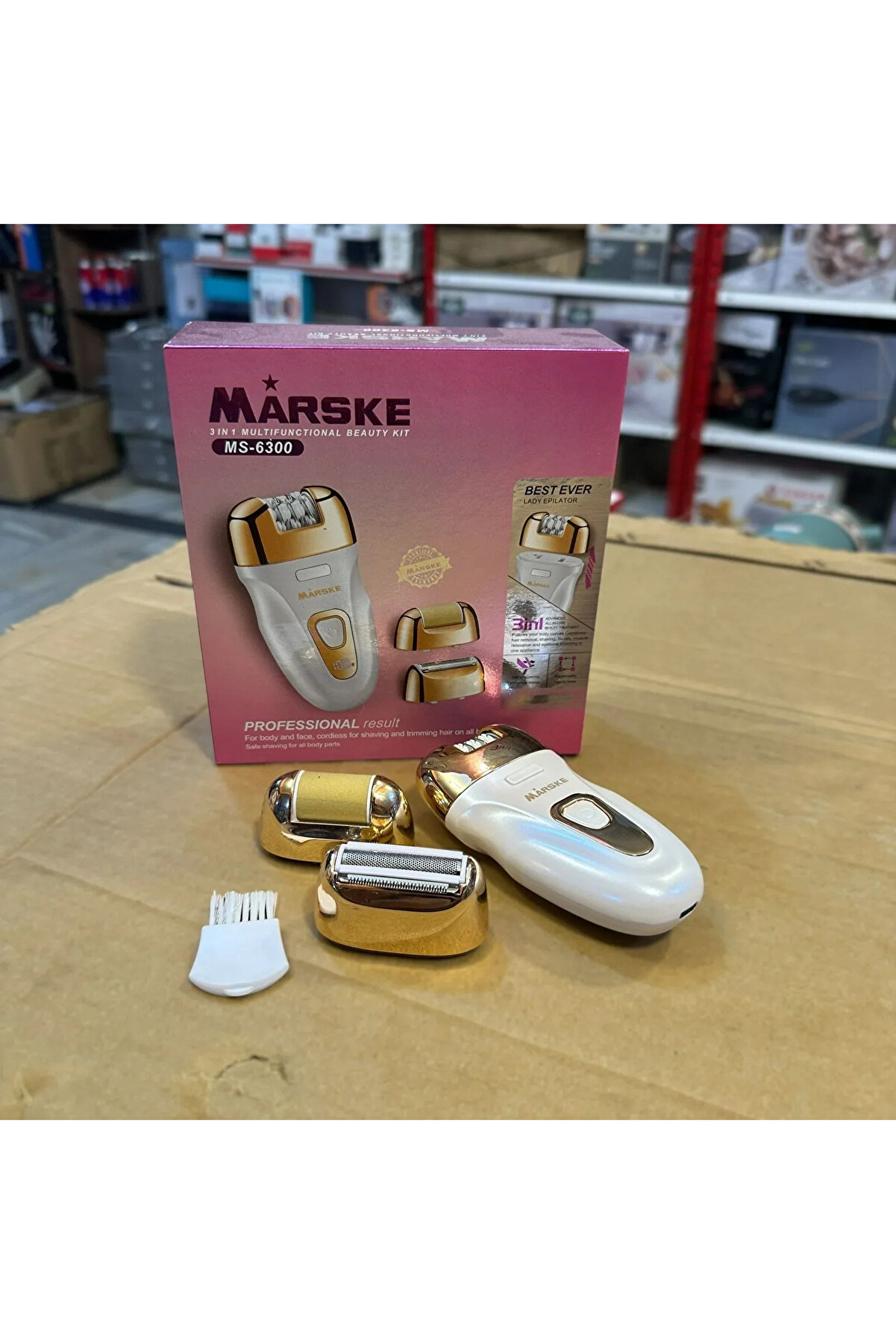 Go İthalat Marske Si̇lk Epi̇l Ms-6300 3İn1 Epi̇lasyon Aleti̇ (4457)