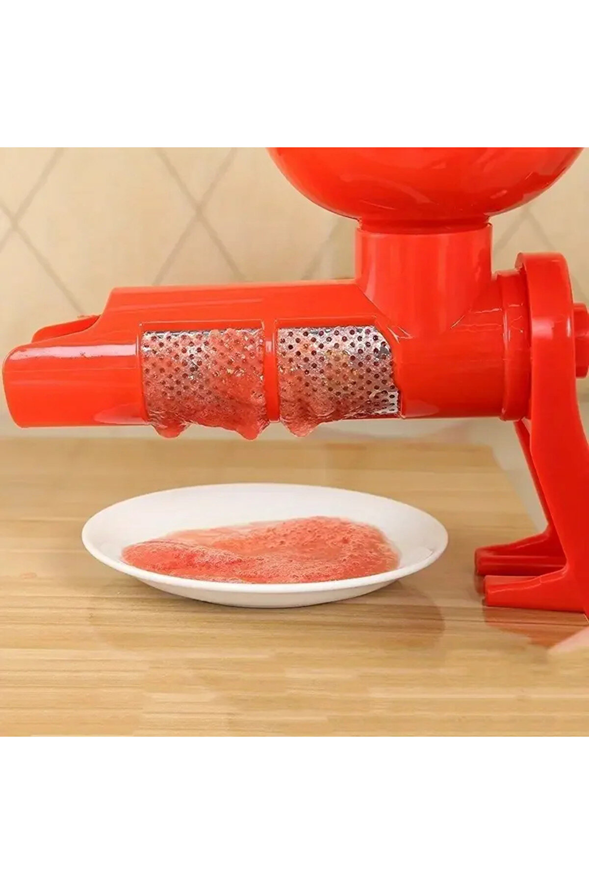 Go İthalat Ev Ti̇pi̇ Sal&ccedil;a Maki̇nası - Sal&ccedil;a Yapma - Makarna Sosu Yapıcı - Bi̇ber Sal&ccedil;a Maki̇nesi̇ (5224)