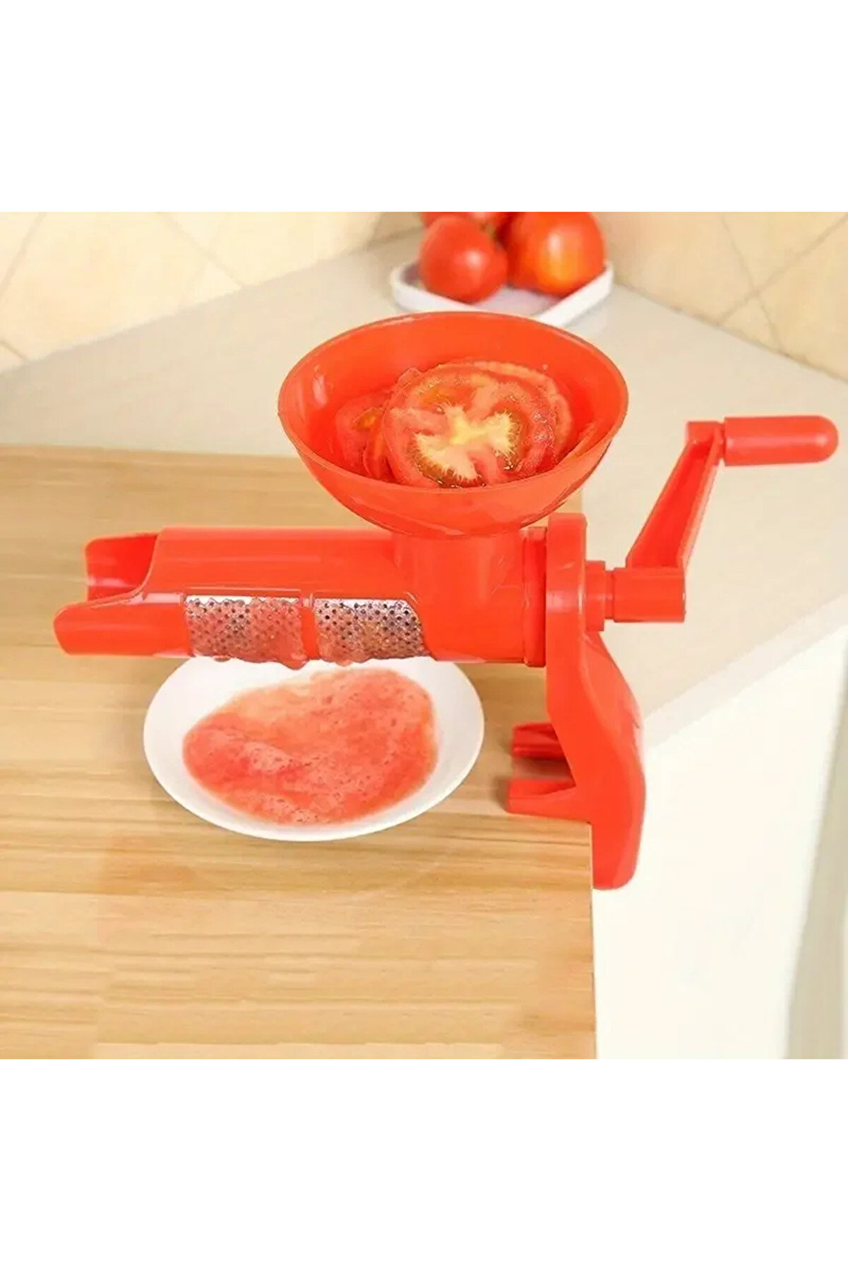 Go İthalat Ev Ti̇pi̇ Sal&ccedil;a Maki̇nası - Sal&ccedil;a Yapma - Makarna Sosu Yapıcı - Bi̇ber Sal&ccedil;a Maki̇nesi̇ (5224)