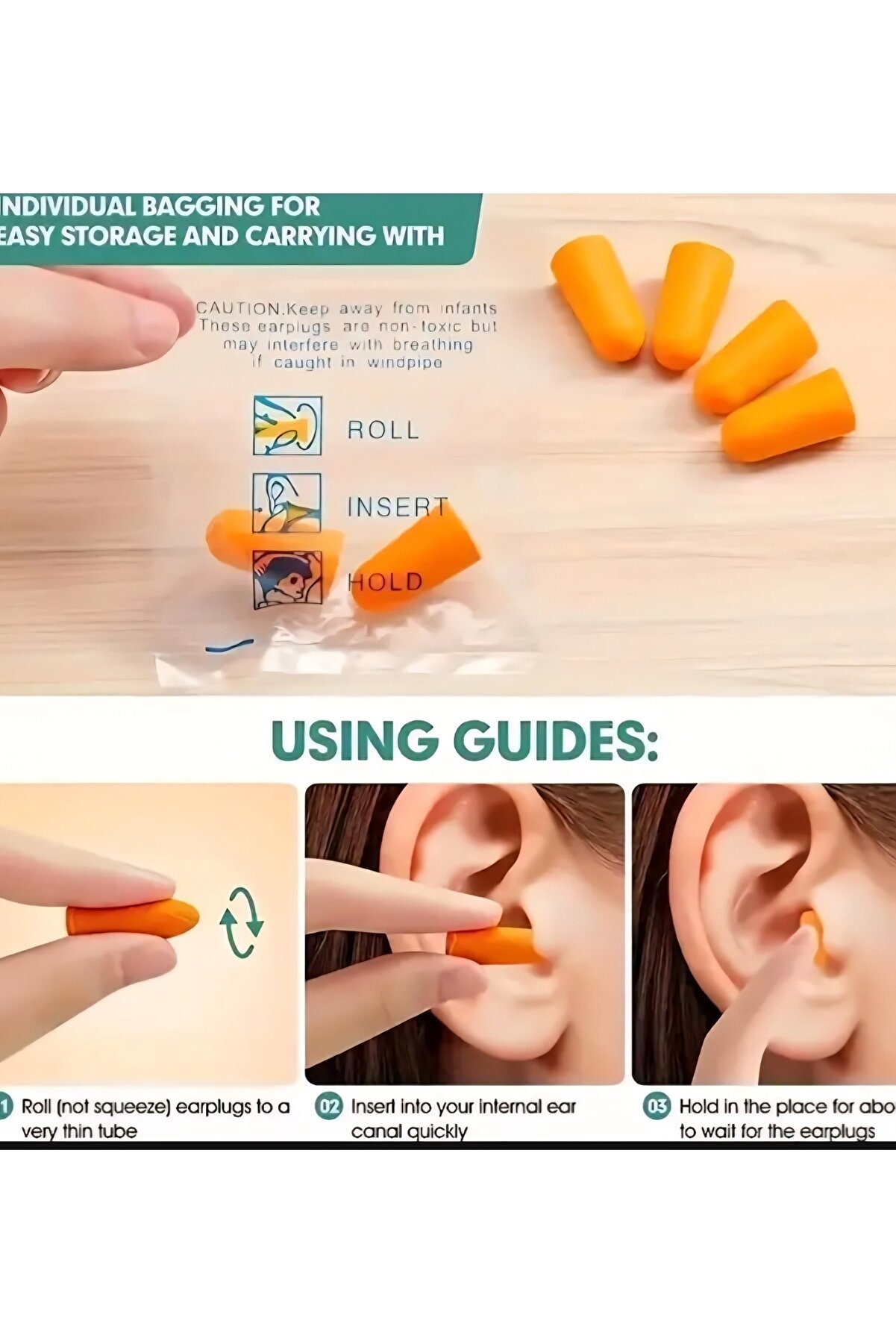 1100 Kulak Tıkacı (30 Çi̇ft)