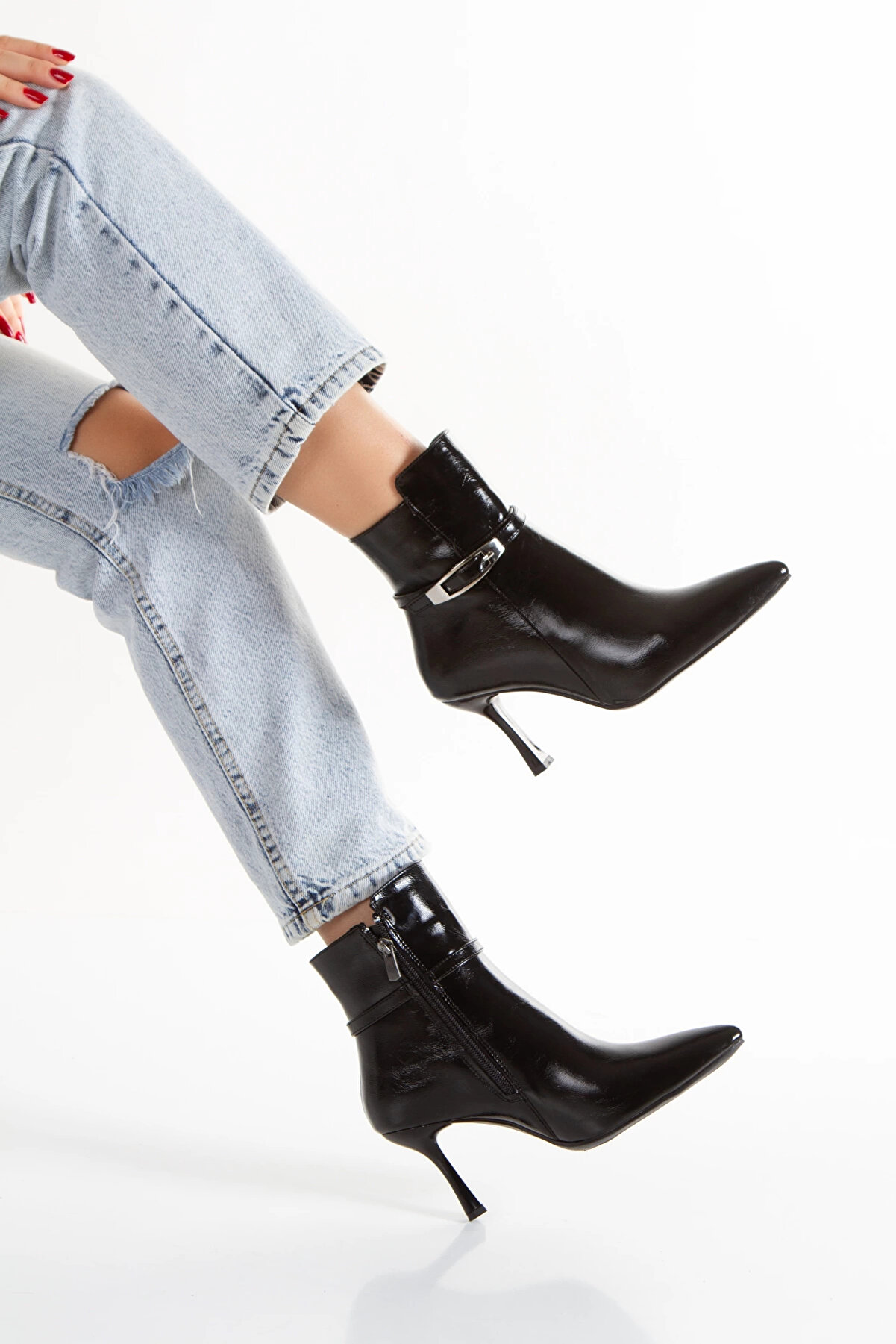 Gult Si̇yah Yan Tokalı Bot