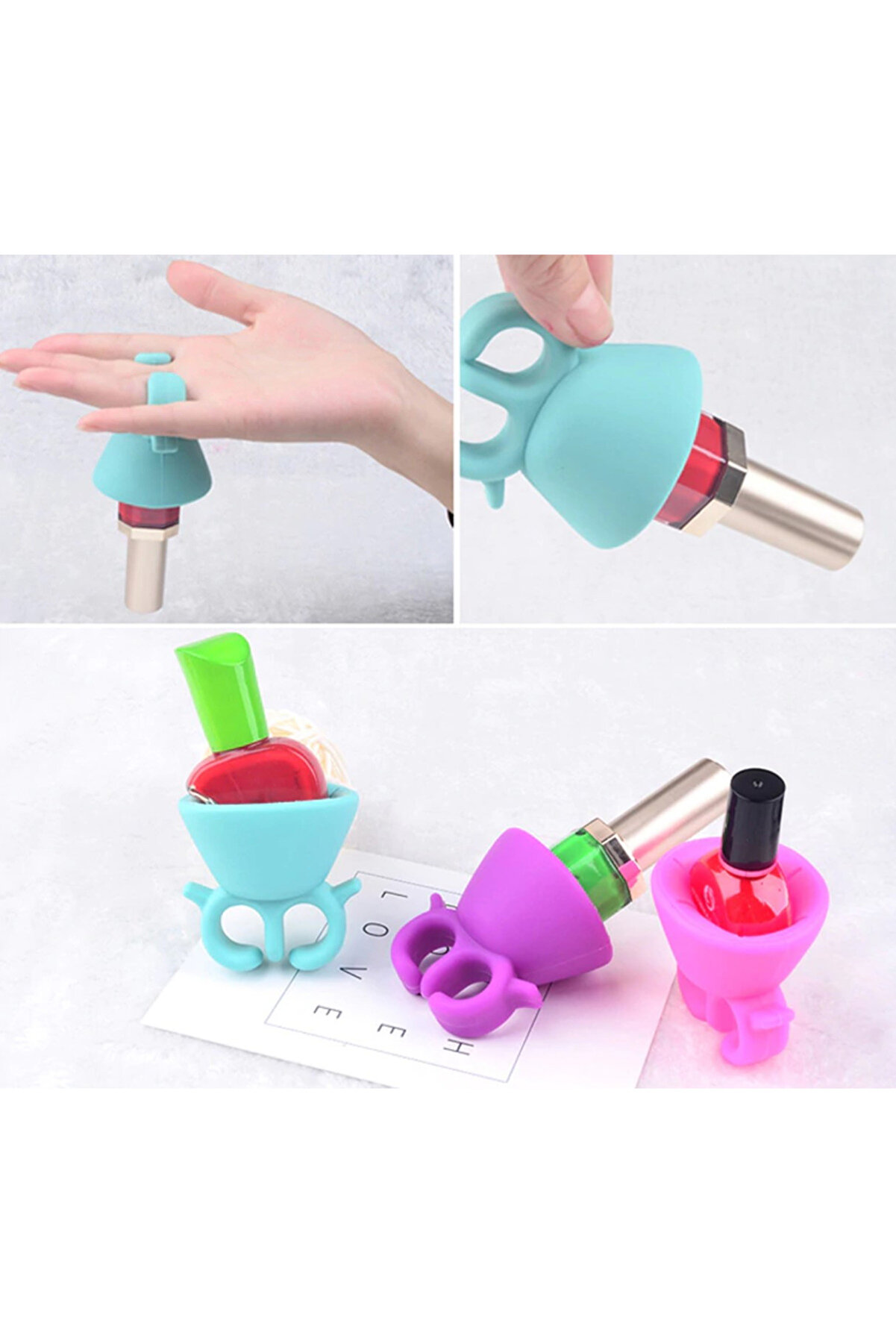 Toptan Bulurum 2 Adet Oje Tutucu