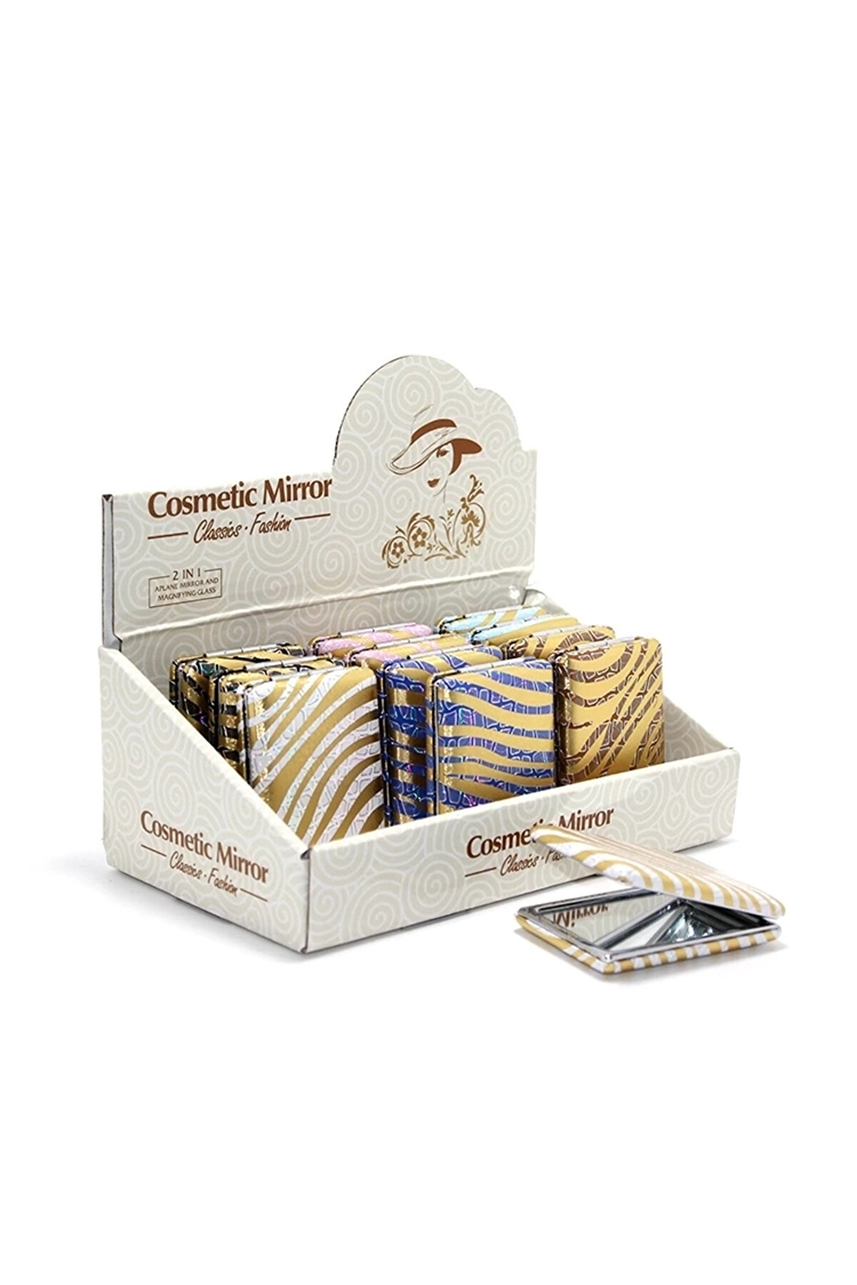 gizmurstore Dikd&ouml;rtgen Kalın Ayna Alk1002