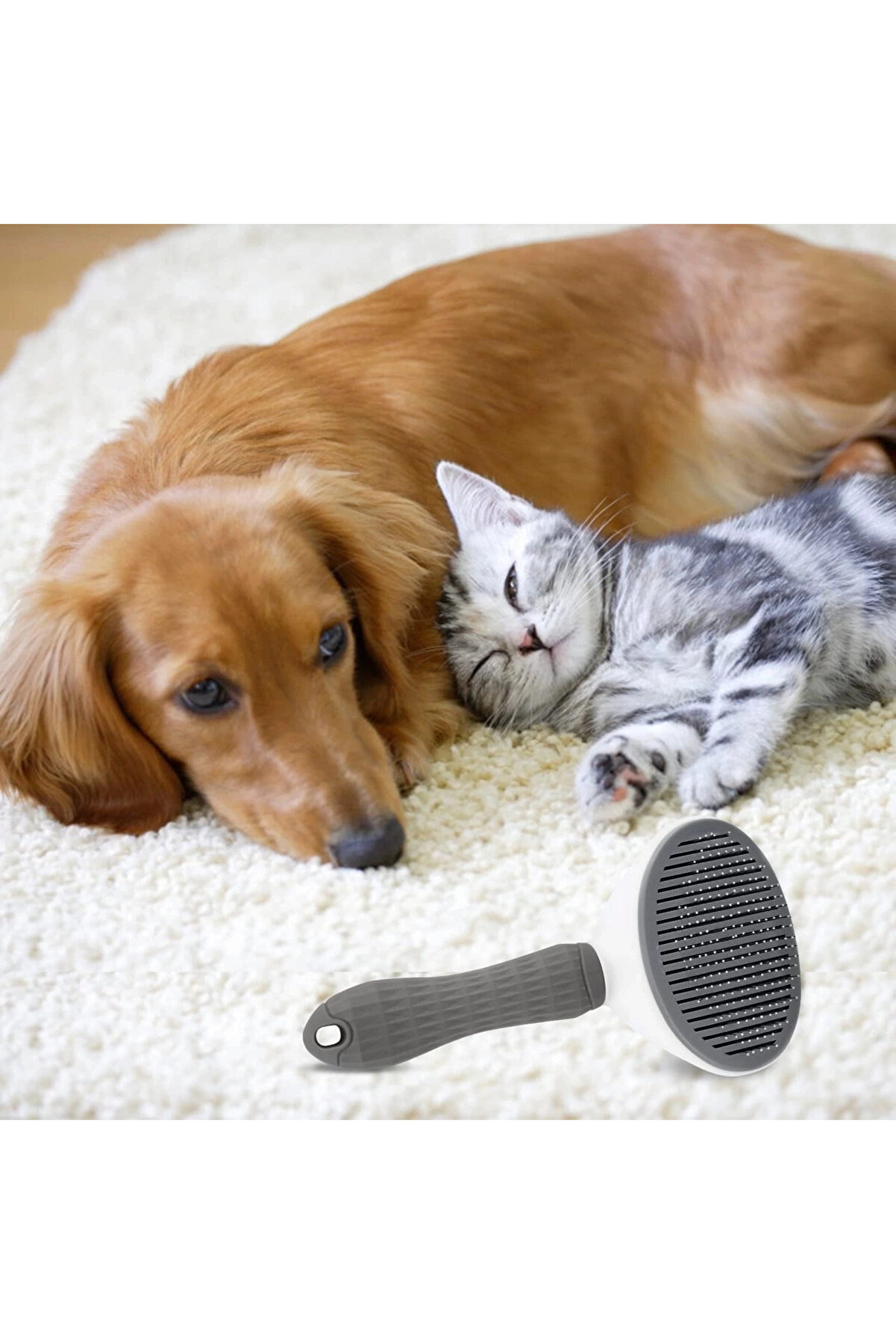 Kedi̇ Köpek Tüy Toplayıcı Pet Tarak 20 Cm