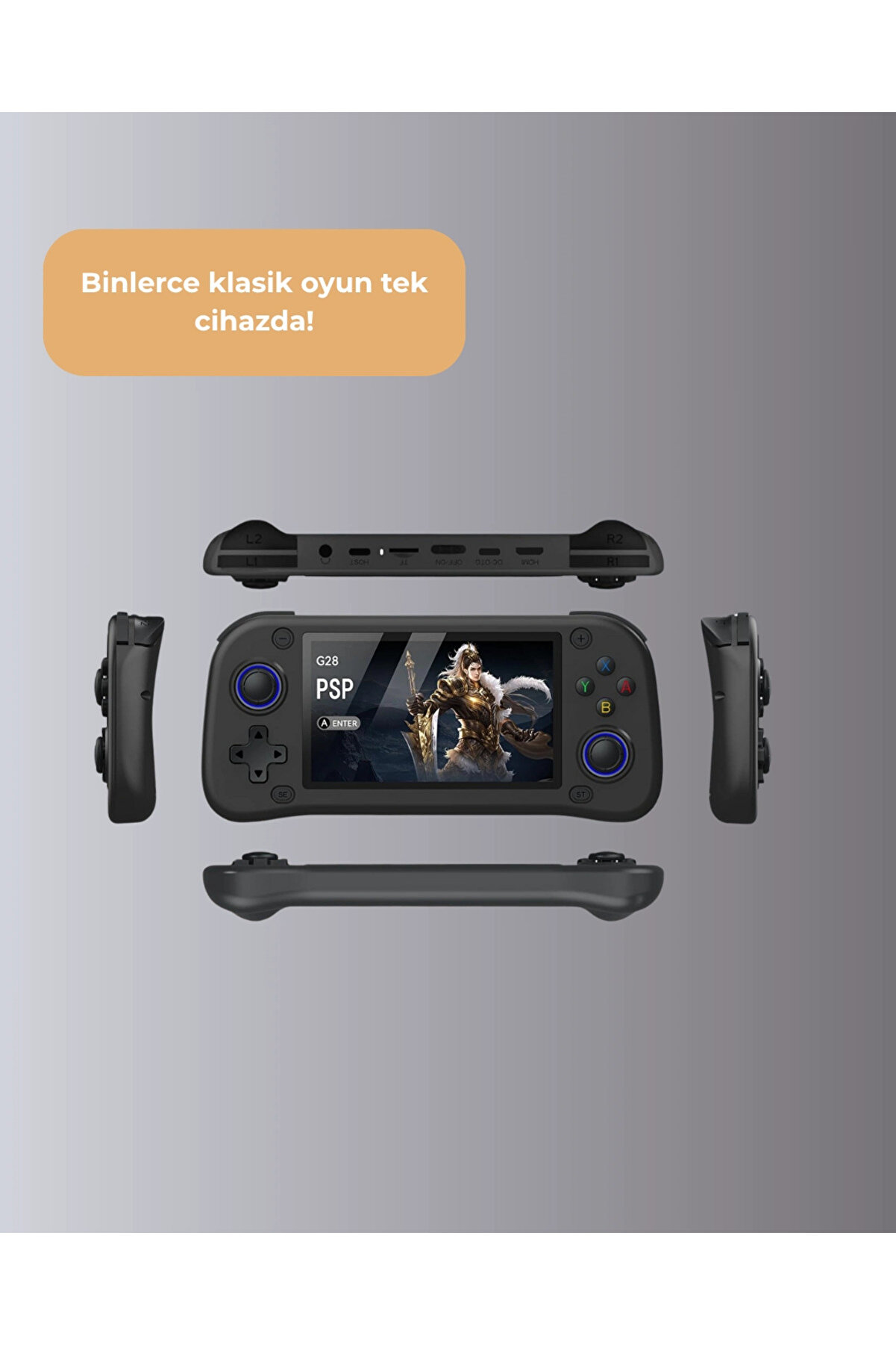 10000 Hazır Yüklü Oyunlu 4.3 İnç Ips Ekranlı Oyun Konsolu