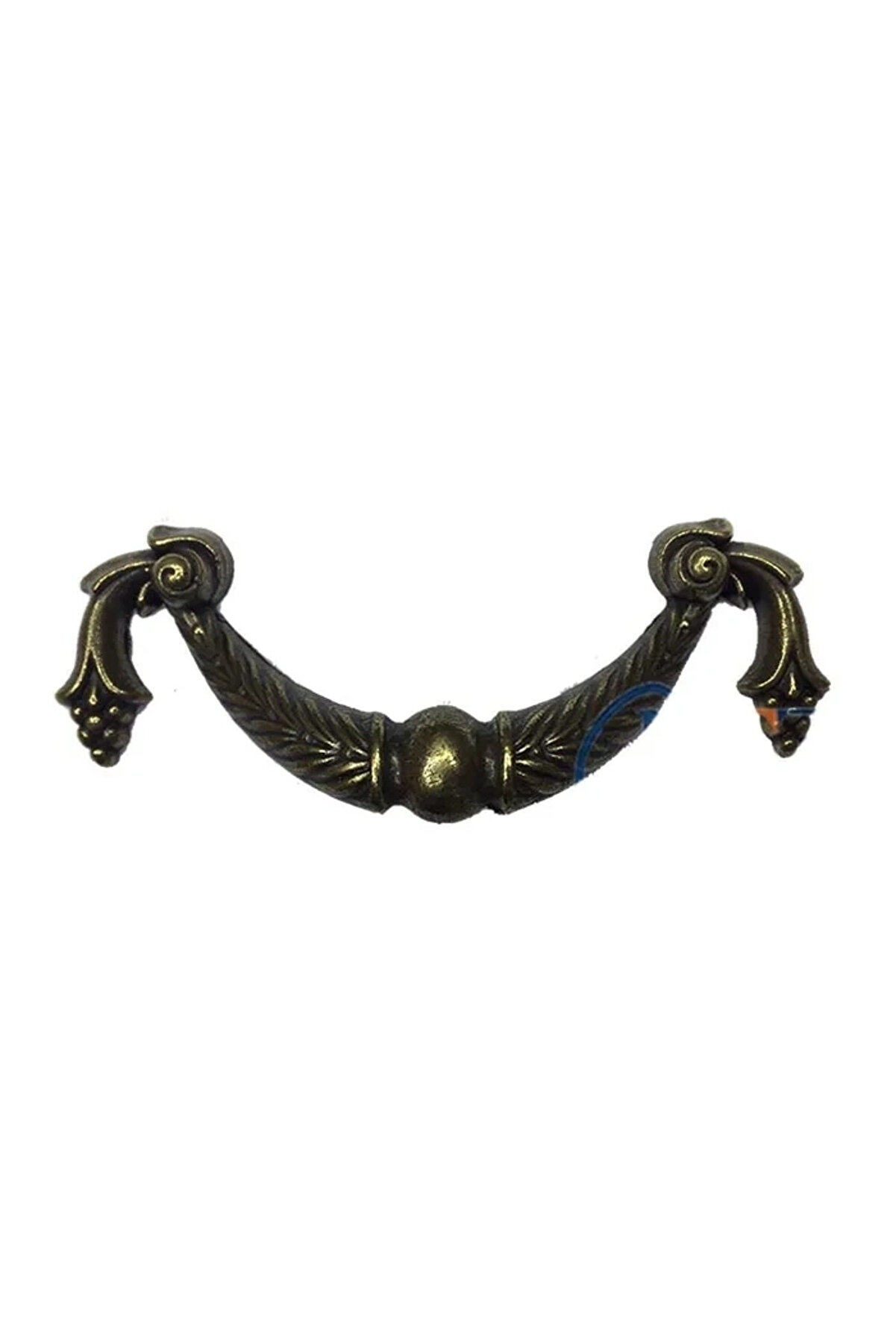 gizmurstore Dekoratif Zamak Üzümlü Kulp - 64mm, Antik, 100 Adet