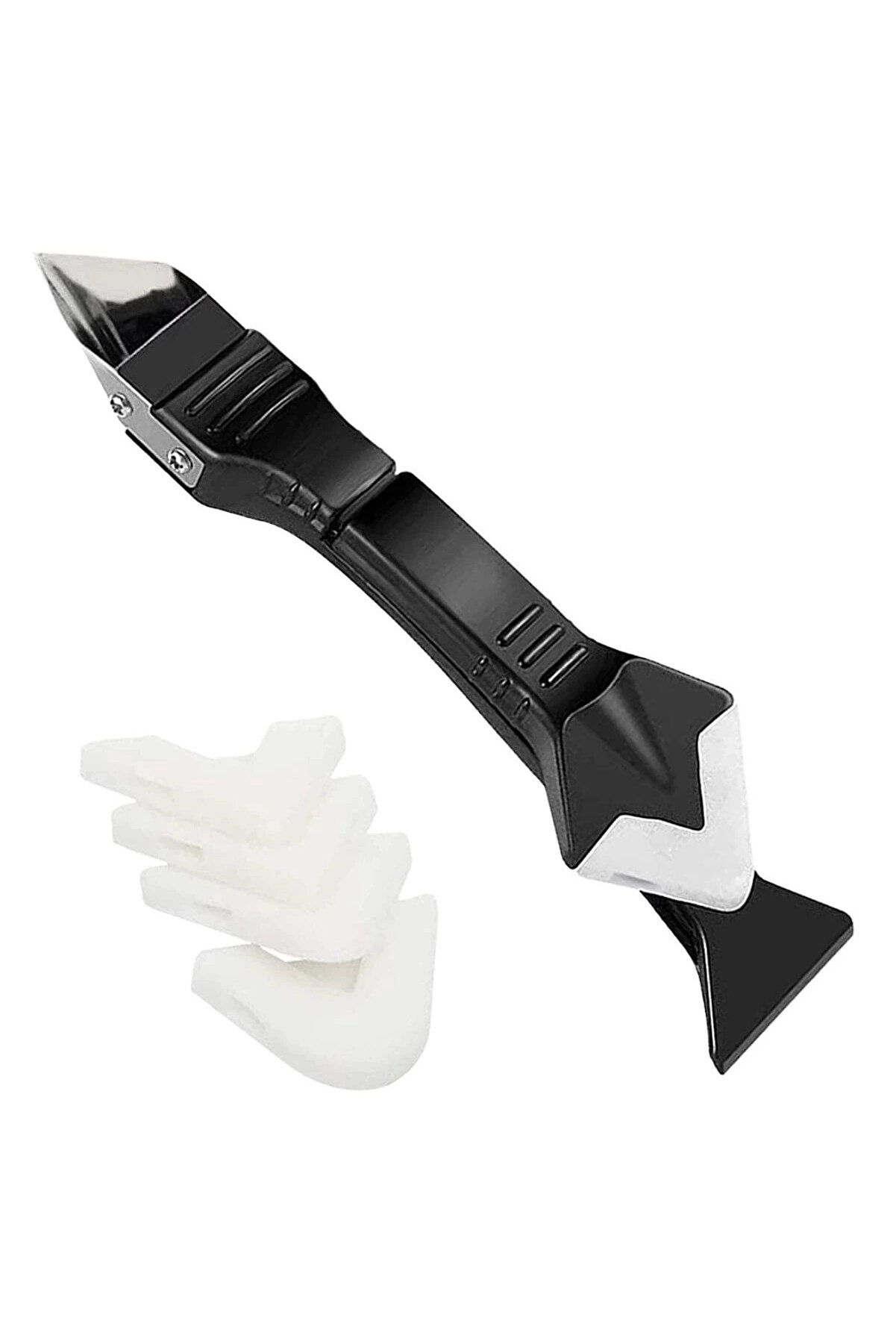 Fayans Derz Si̇li̇kon Kazıyıcı Sıyırıcı Ve Uygulayıcı Aparat 3 Ü 1 Arada