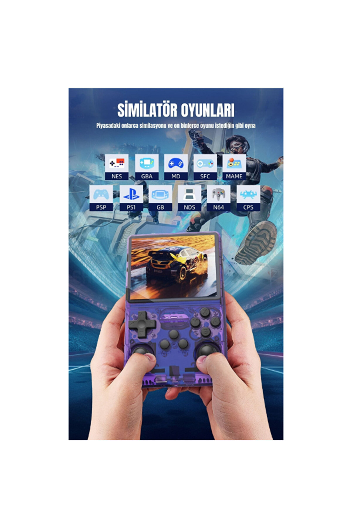 Ethab Ti̇caret Retro Oyun El Konsolu R40S Pro