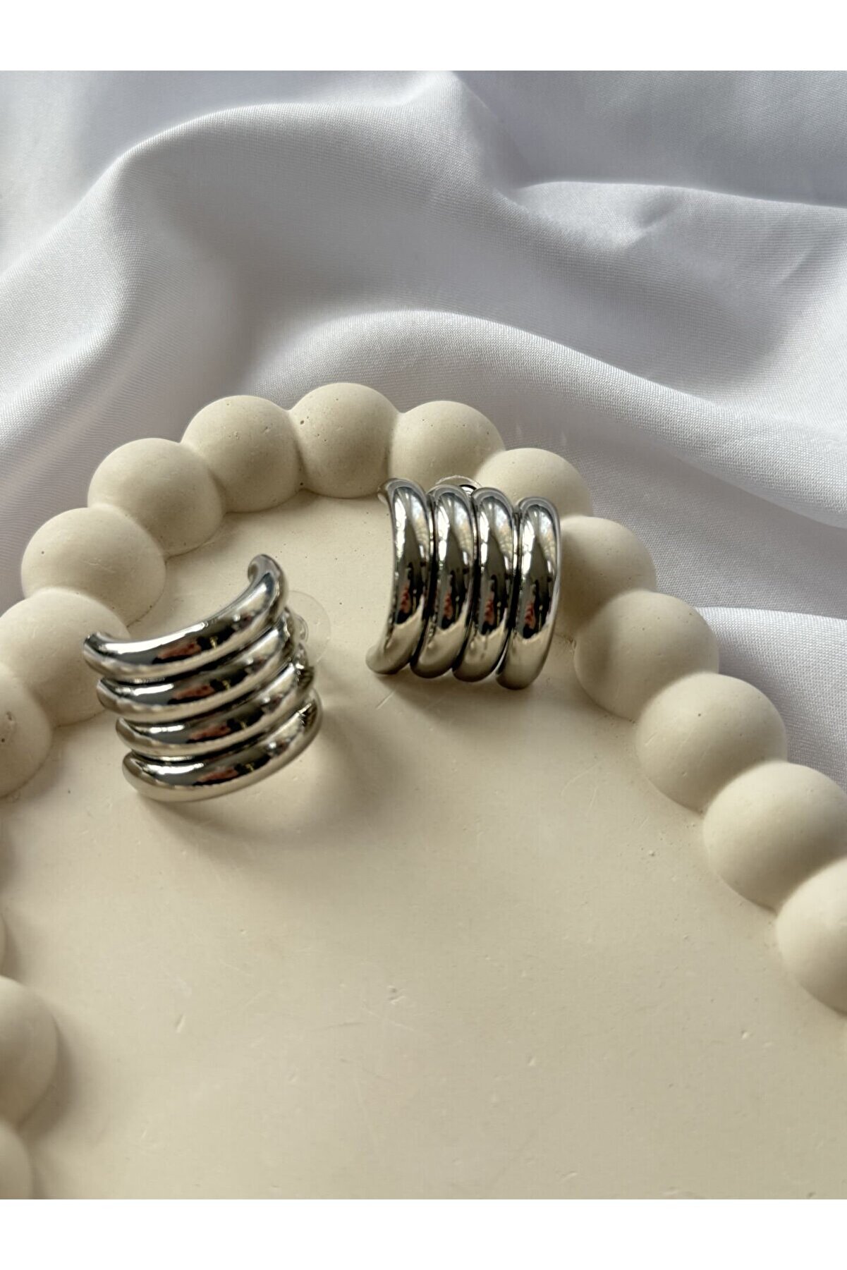 Ateli̇er Emi̇ne Si̇lver Çoklu Görünüm Küpe