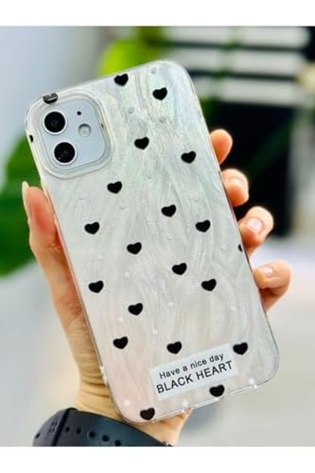 Ynsshopi̇ng Aksesuar 11 İle Uyumlu Kalp Tasarımlı Renk Geçi̇şli̇ Parlak Si̇li̇kon Korumalı Kılıf Newtrren