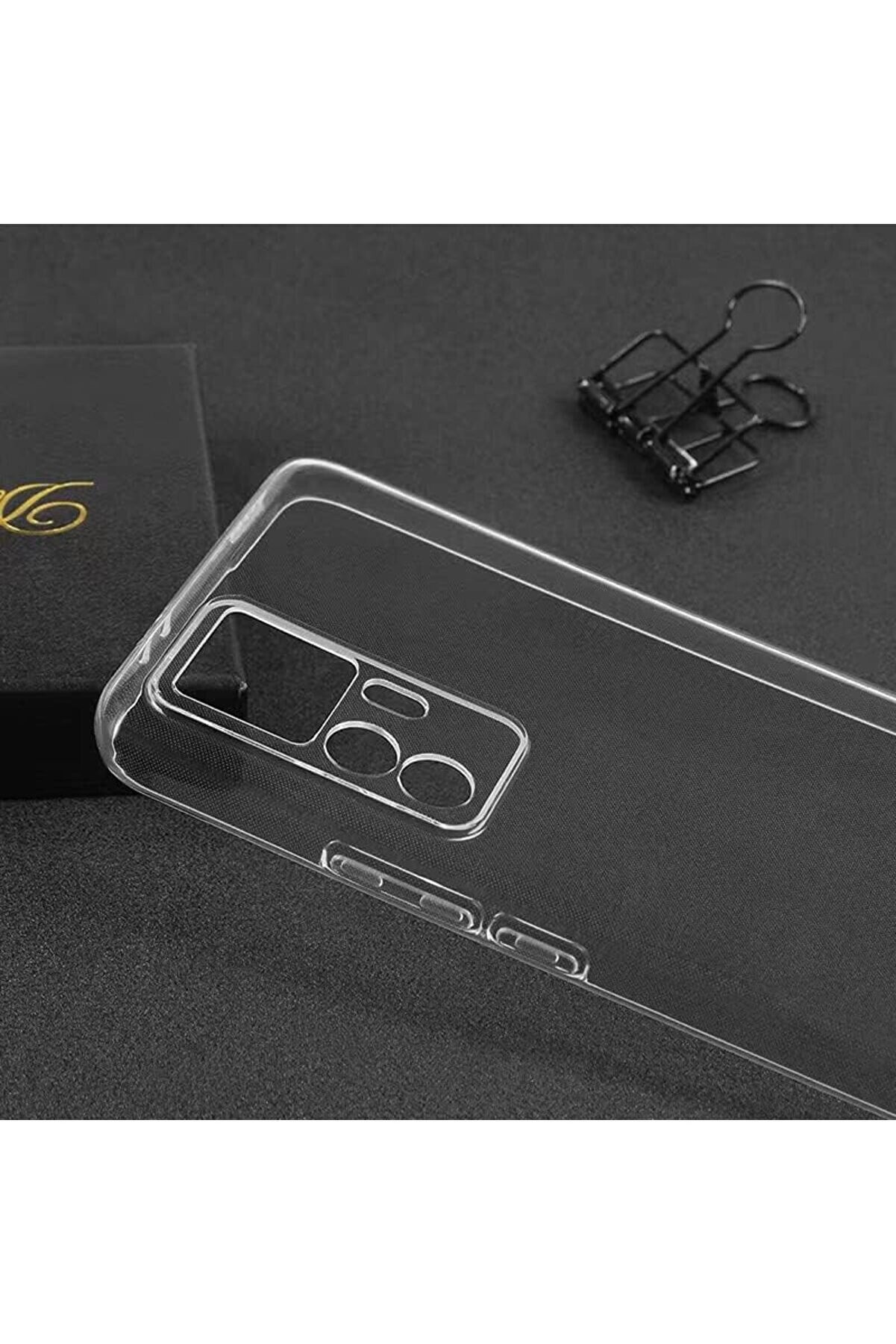 Mi̇ 12T Pro 5G İle Uyumlu Kılıf Süper Esnek Yapılı Toz, Ki̇rden Koruyan Si̇li̇kon Süper Şeffaf